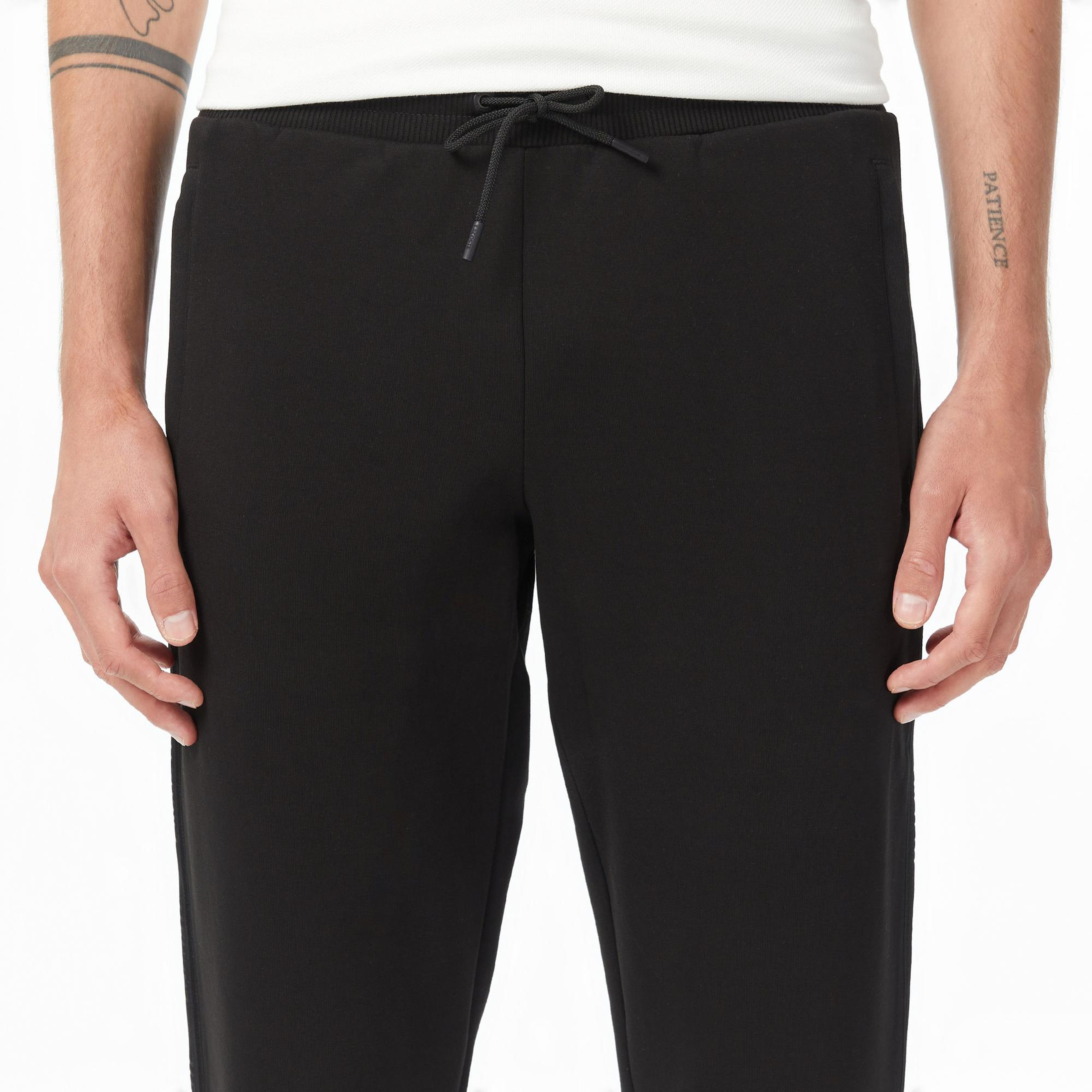 Lacoste Erkek Relaxed Fit Siyah Eşofman Altı