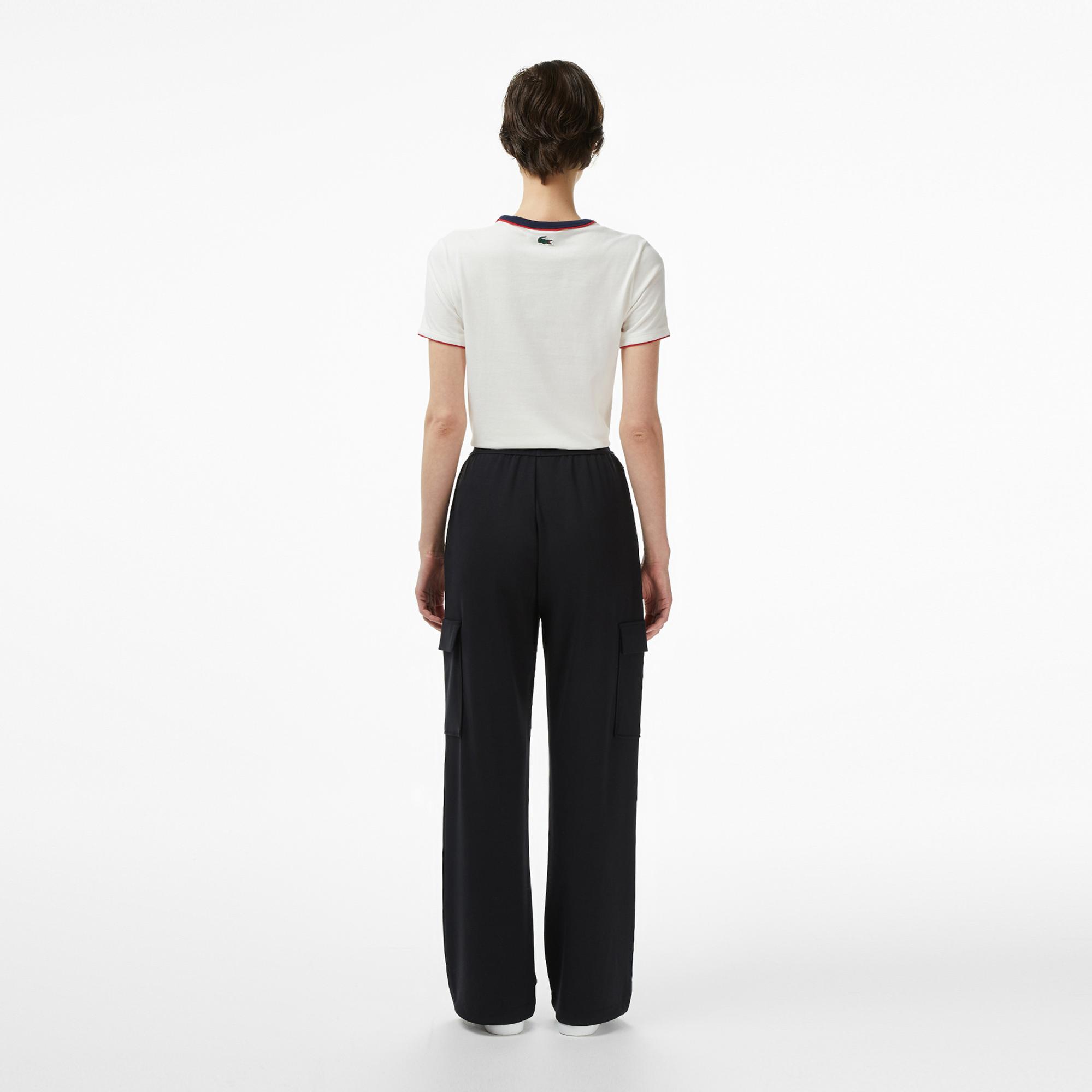 Lacoste Kadın Relaxed Fit Siyah Eşofman Altı