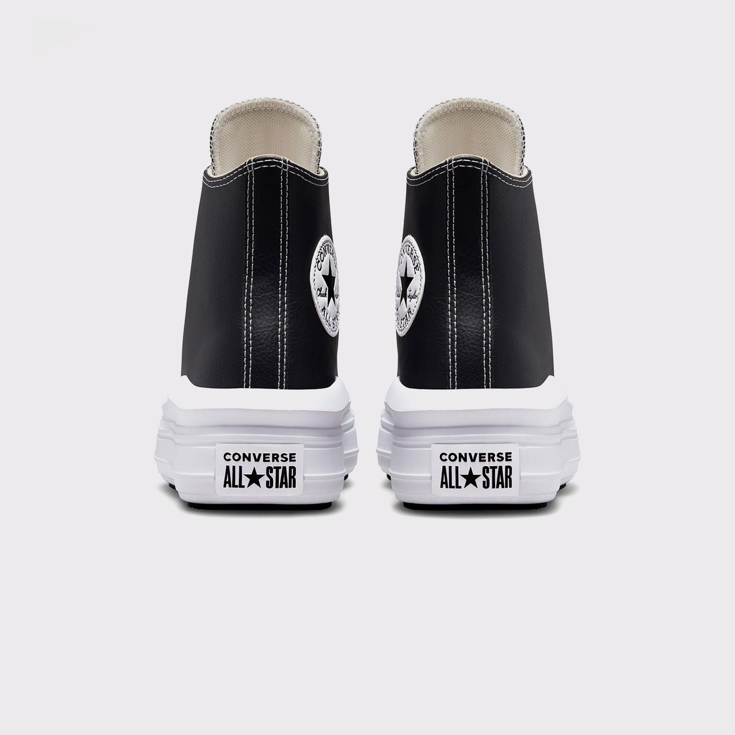 Converse Chuck Taylor All Star Move Platform Foundational Leather Kadın Siyah Sneaker