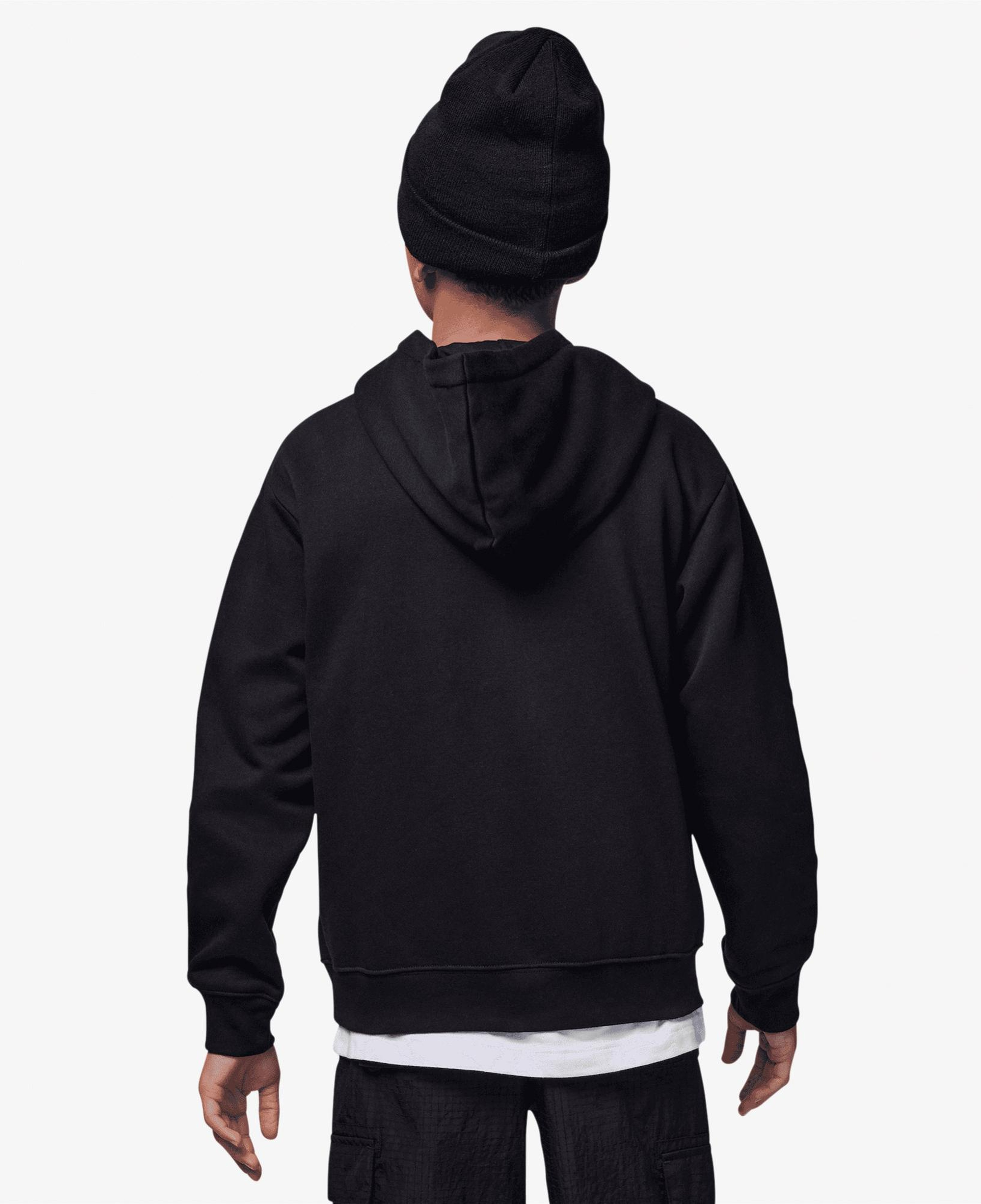Jordan Fleece Pullover Çocuk Siyah Kapüşonlu Sweatshirt