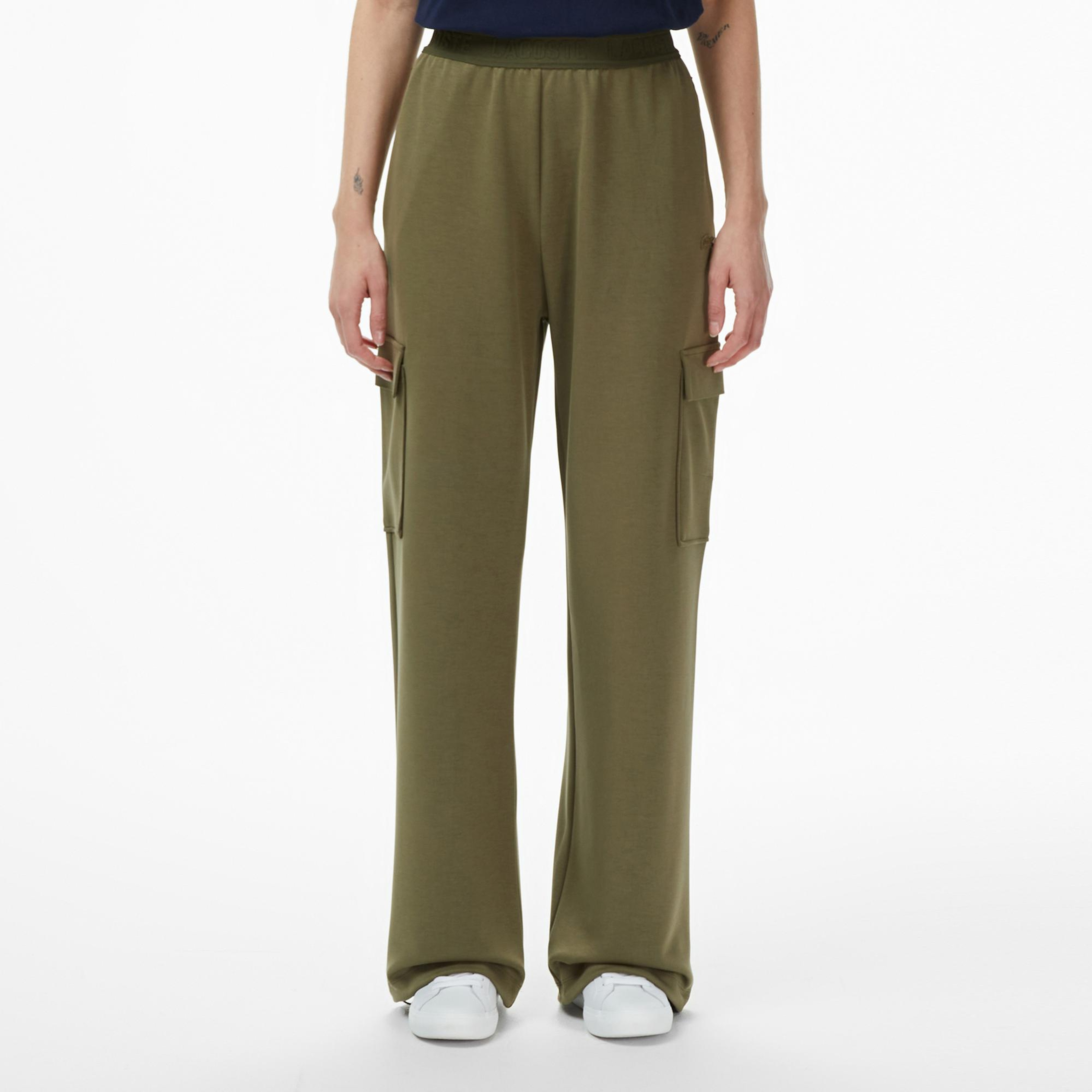 Lacoste Kadın Relaxed Fit Haki Eşofman Altı