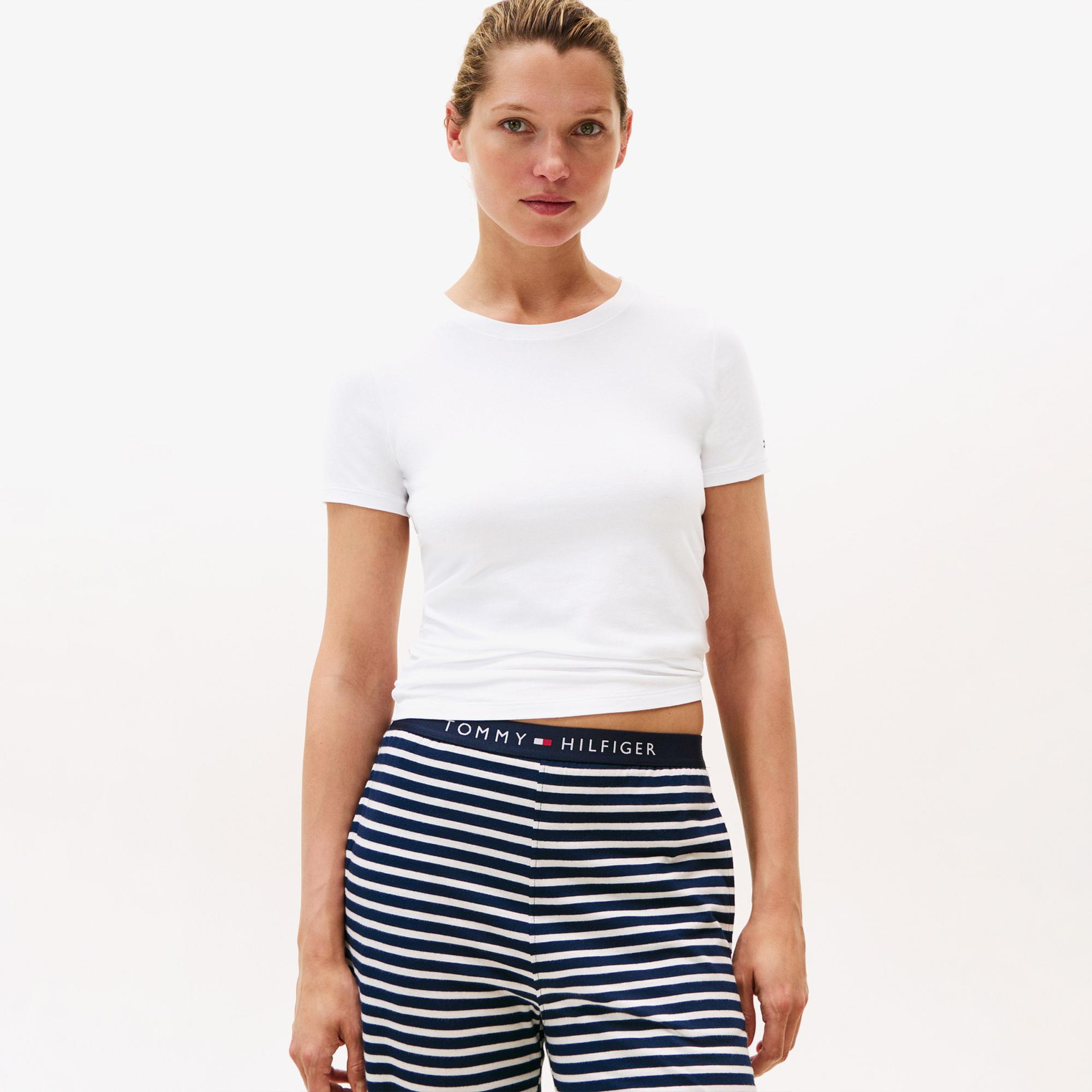 Tommy Hilfiger Kadın 2'li Siyah T-Shirt