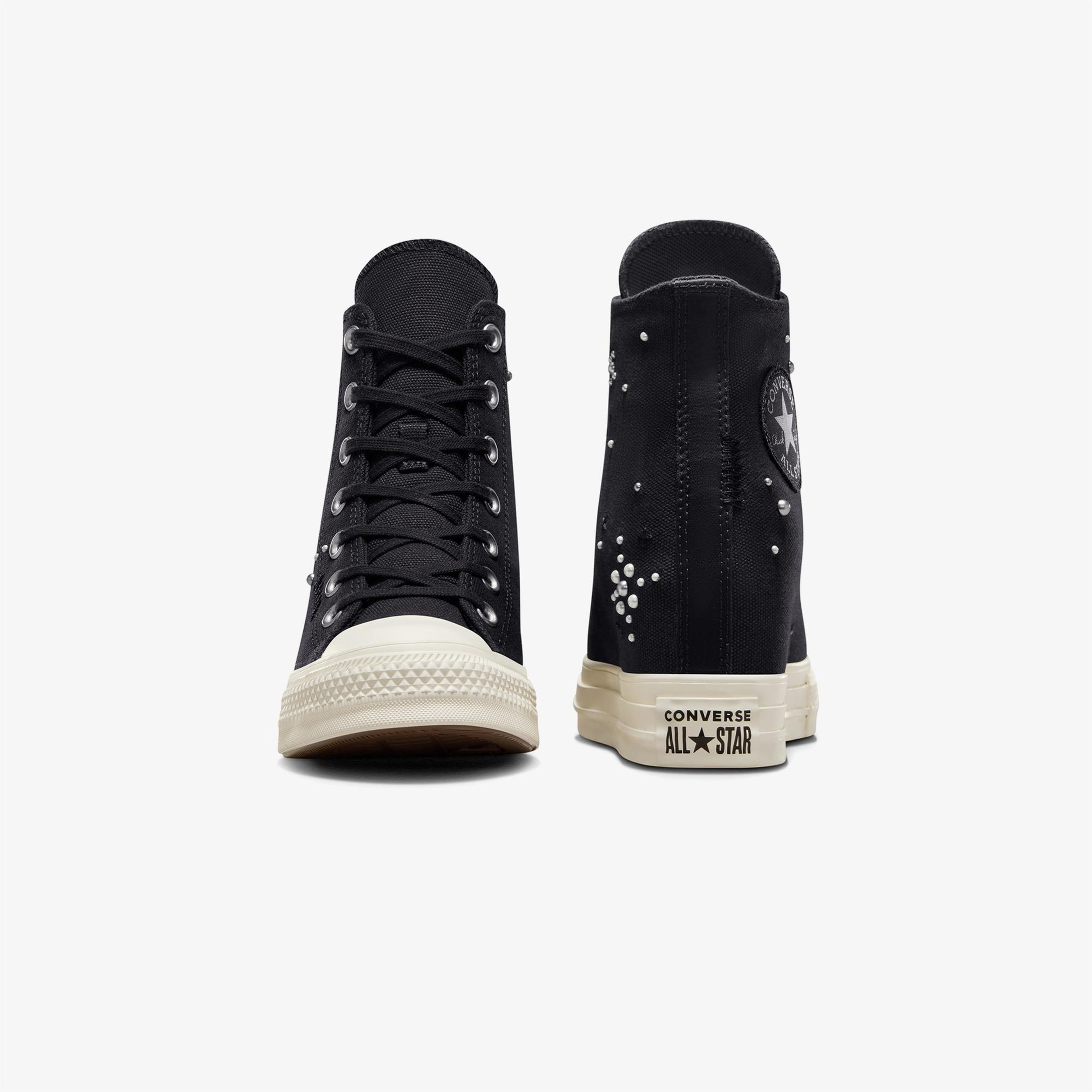 Converse Chuck Taylor All Star Wedge Kadın Siyah Platform Sneaker