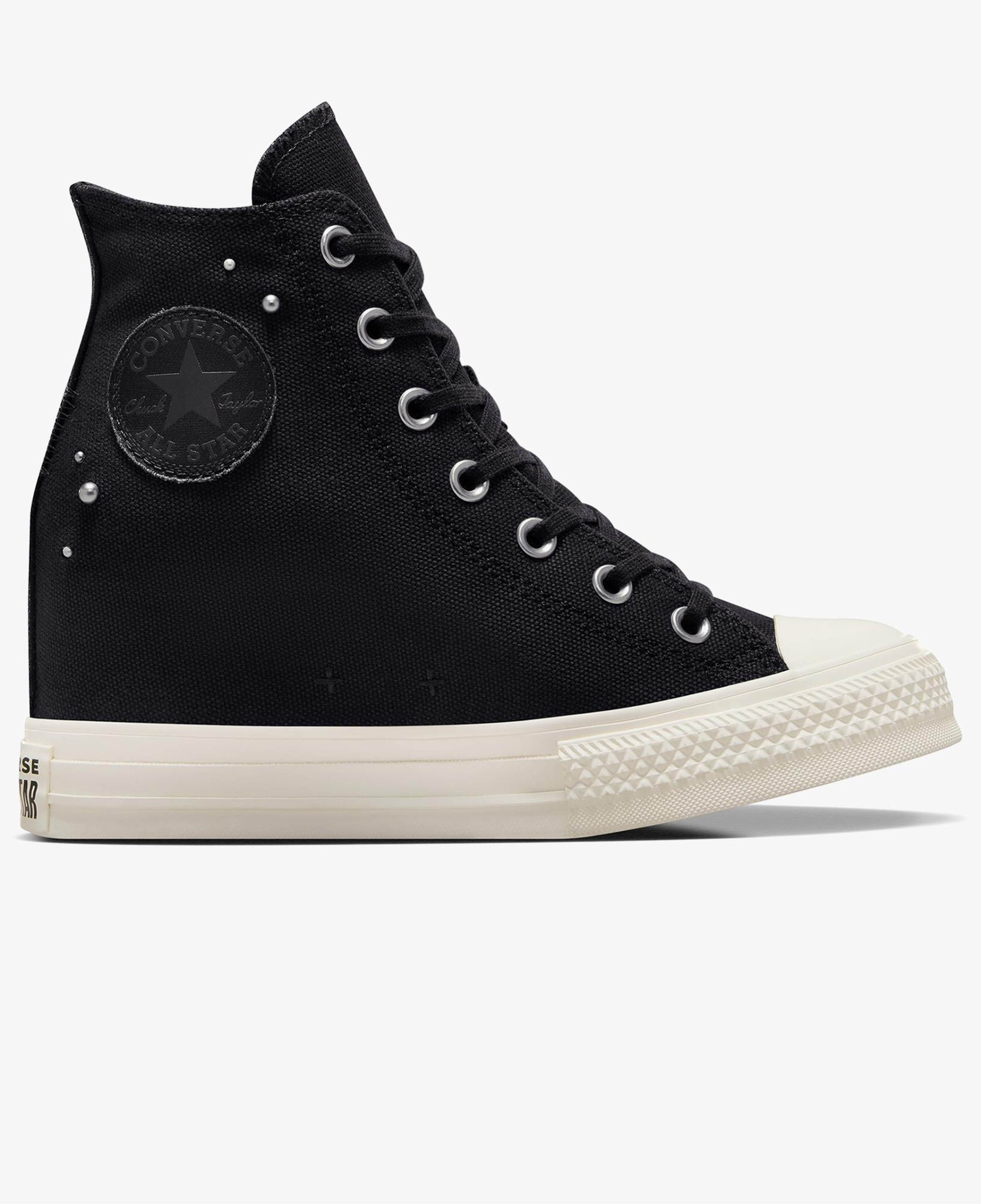 Converse Chuck Taylor All Star Wedge Kadın Siyah Platform Sneaker