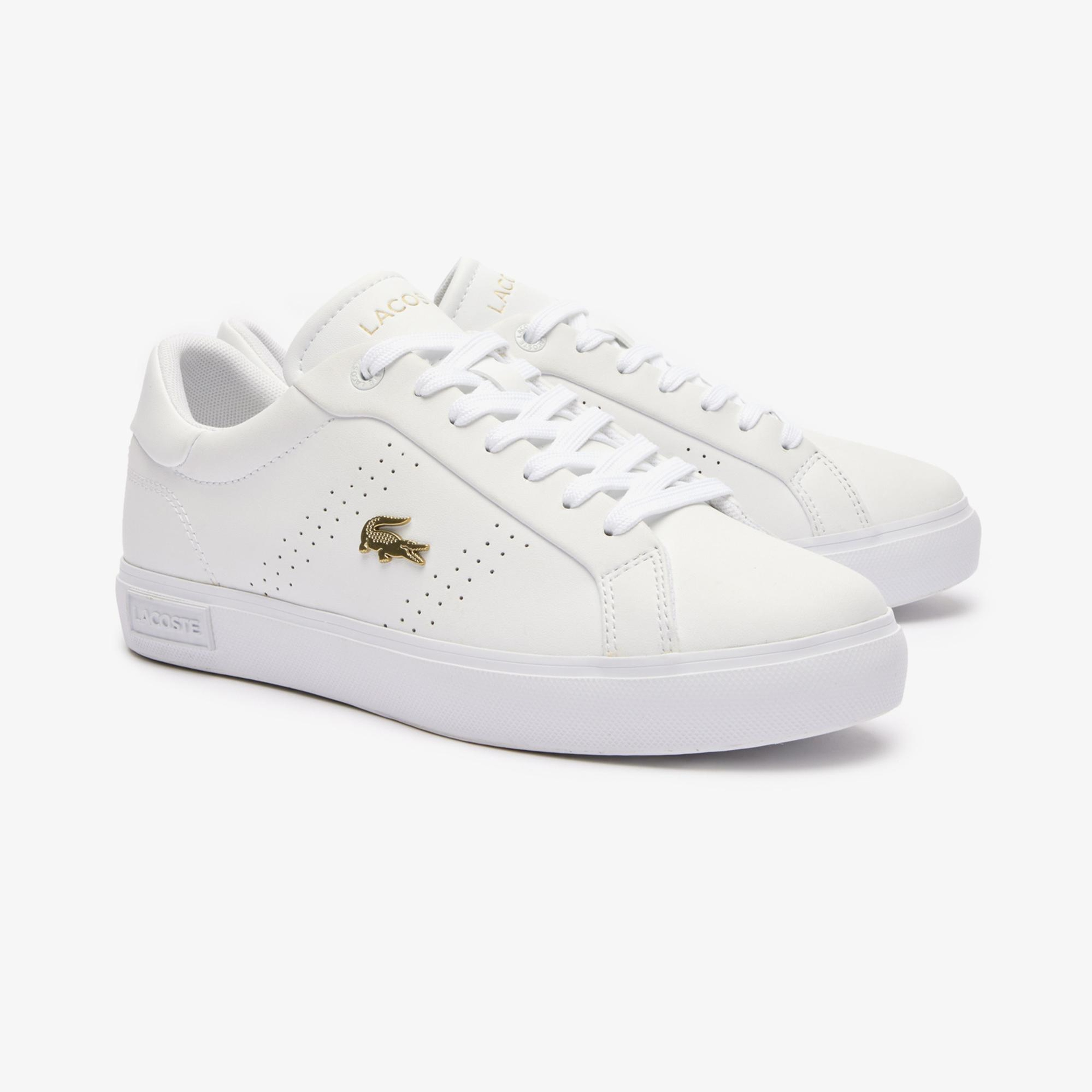 Lacoste Powercourt 2.0 Kadın Beyaz Sneaker