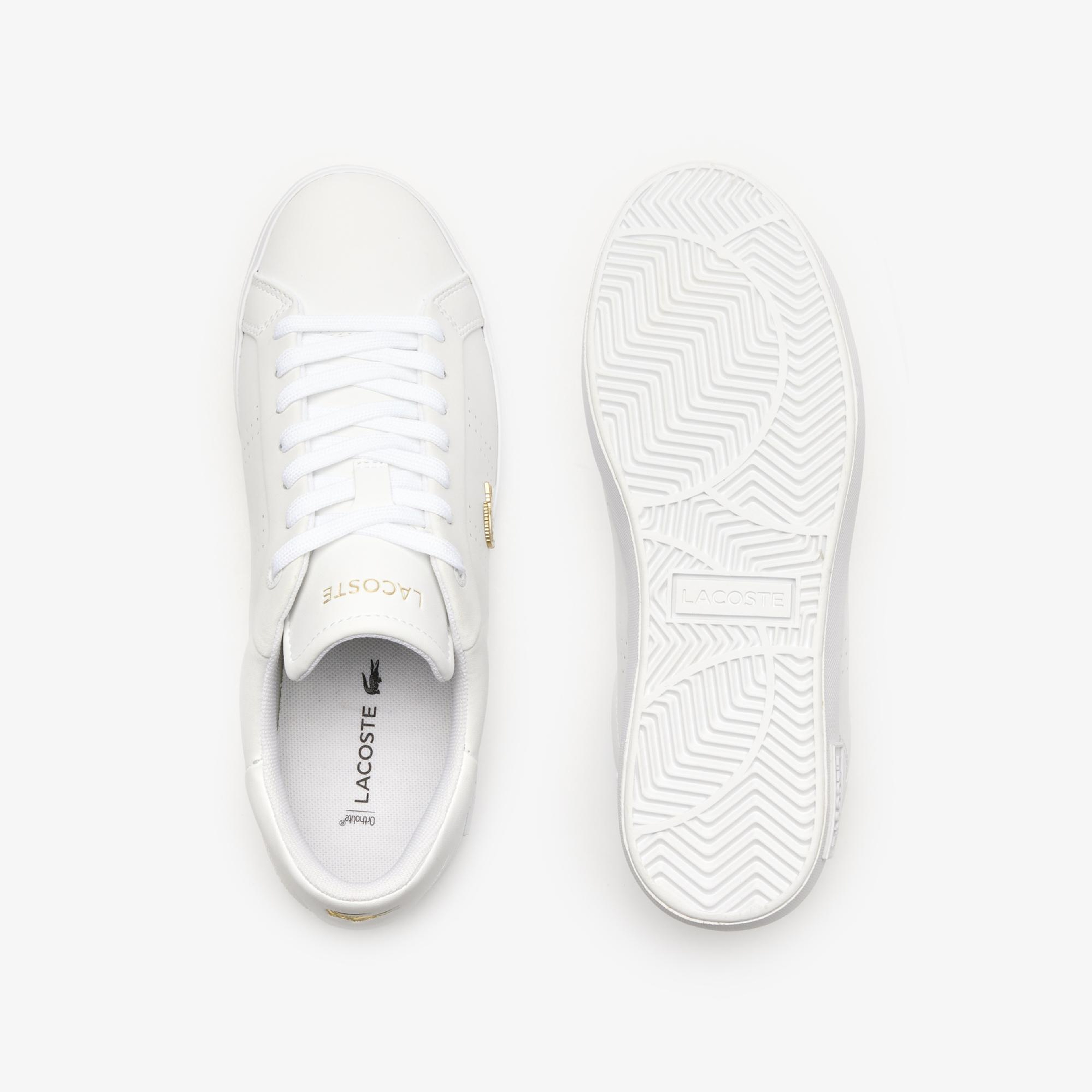 Lacoste Powercourt 2.0 Kadın Beyaz Sneaker