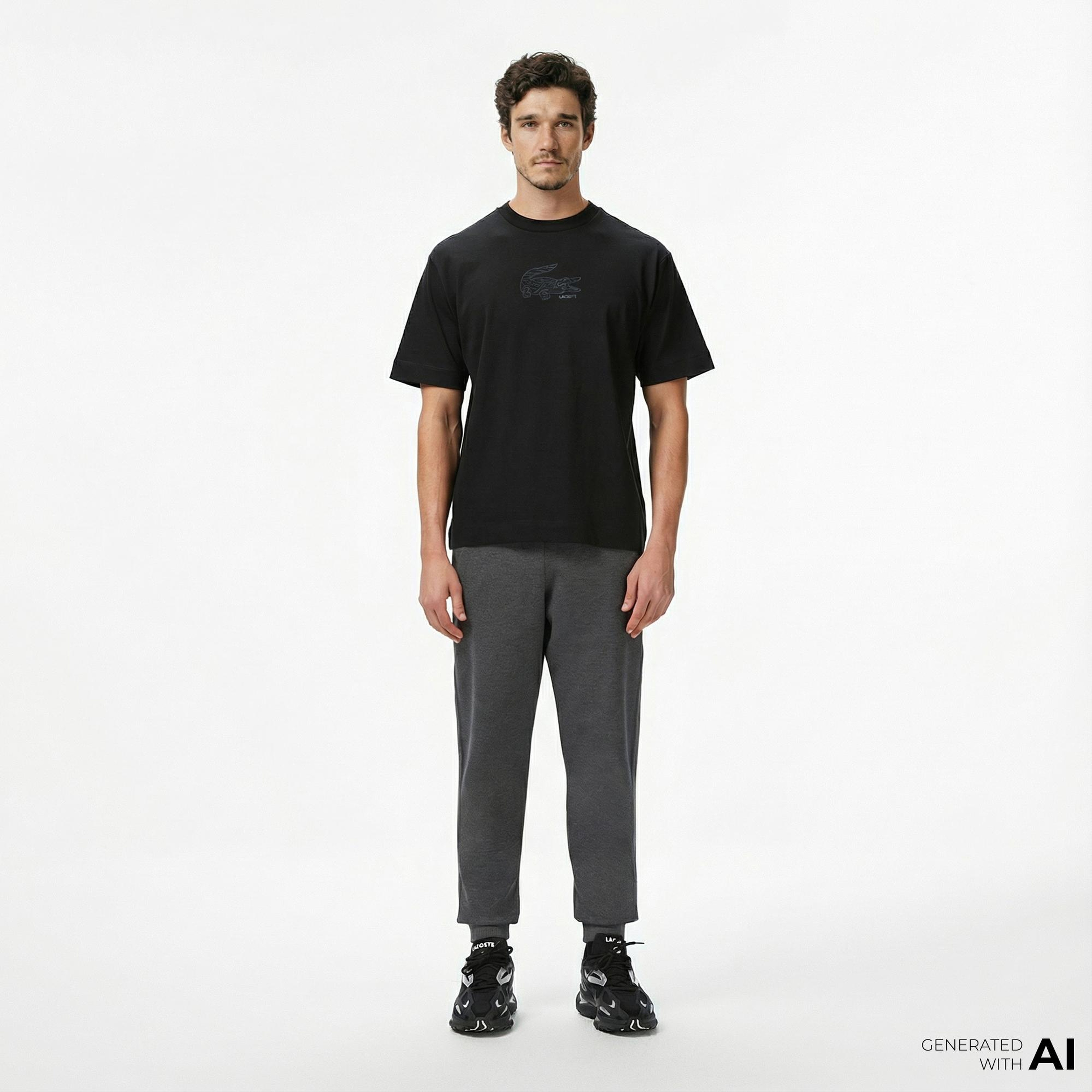 Lacoste Erkek Relaxed Fit Koyu Gri Eşofman Altı