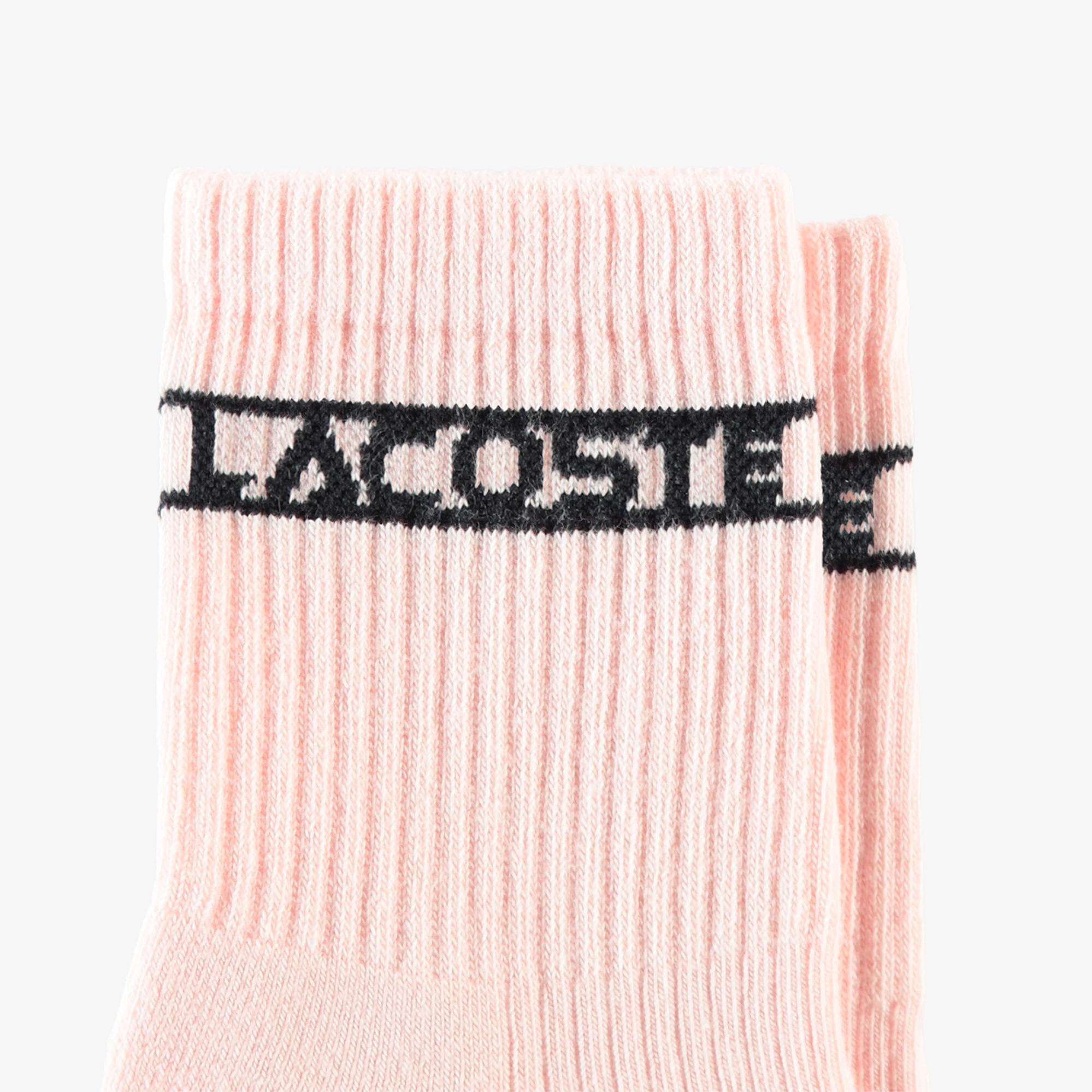 Lacoste Unisex Açık Pembe Çorap