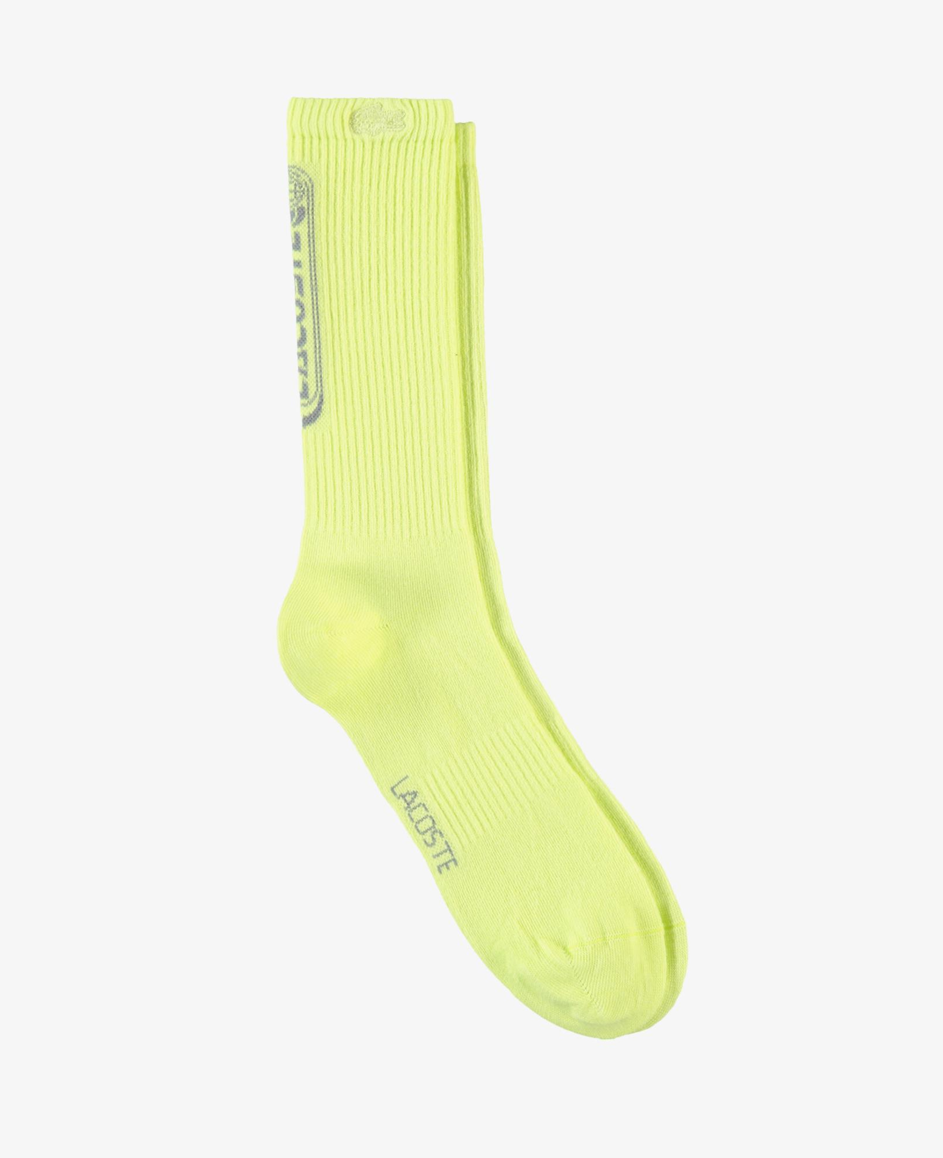 Lacoste Erkek Baskılı Sarı Çorap