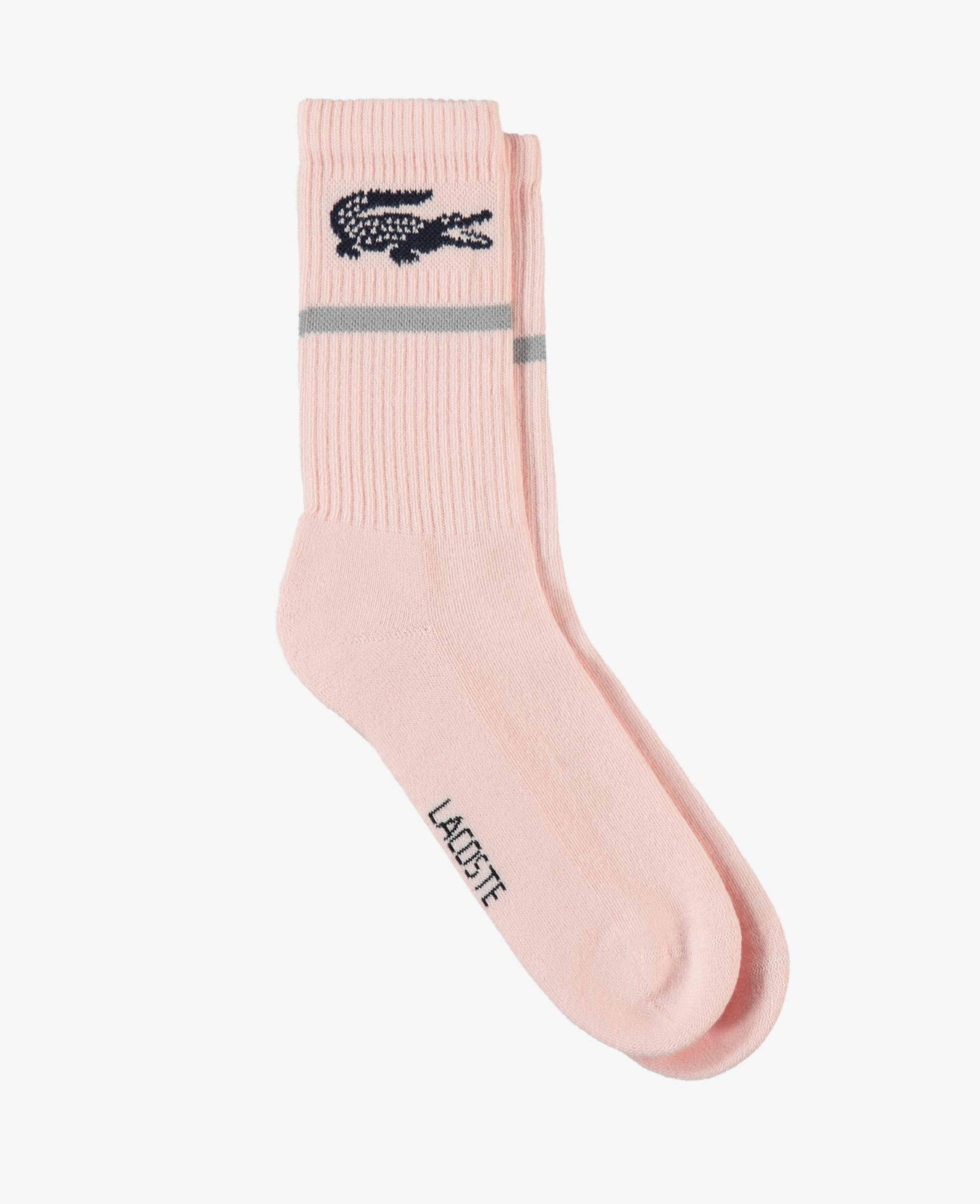 Lacoste Kadın Baskılı Açık Pembe Çorap