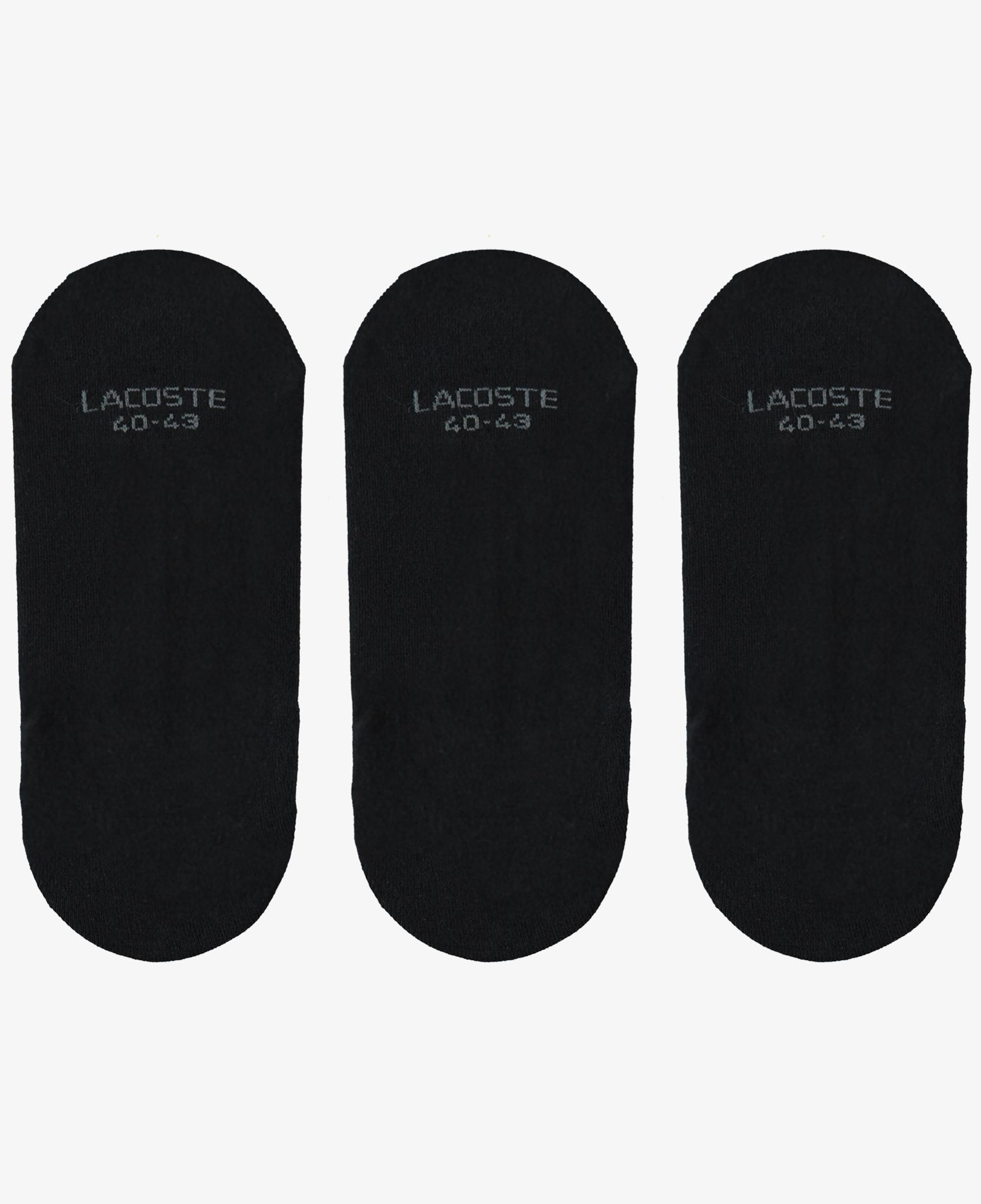 Lacoste Unisex 3'lü Siyah Çorap