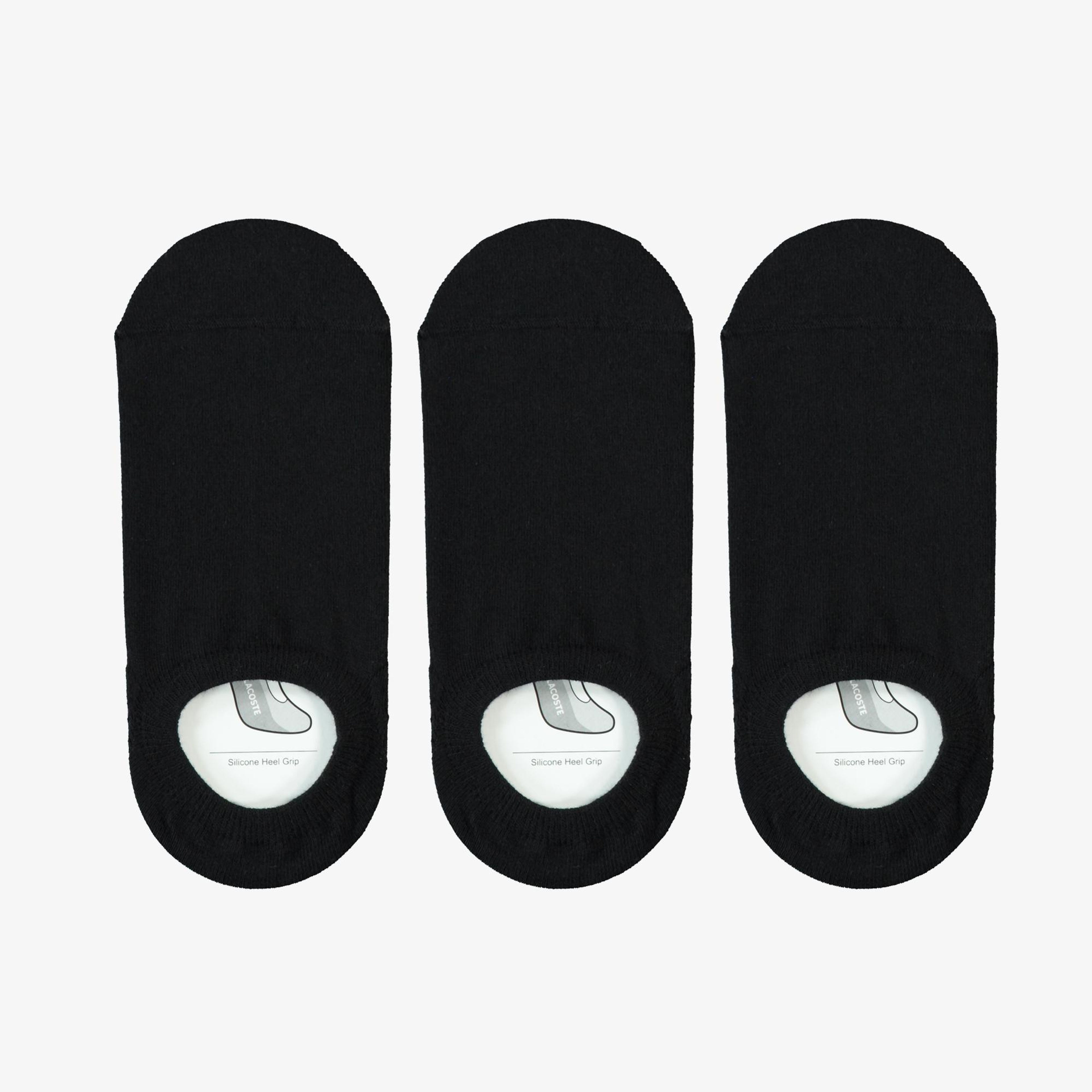 Lacoste Unisex 3'lü Siyah Çorap