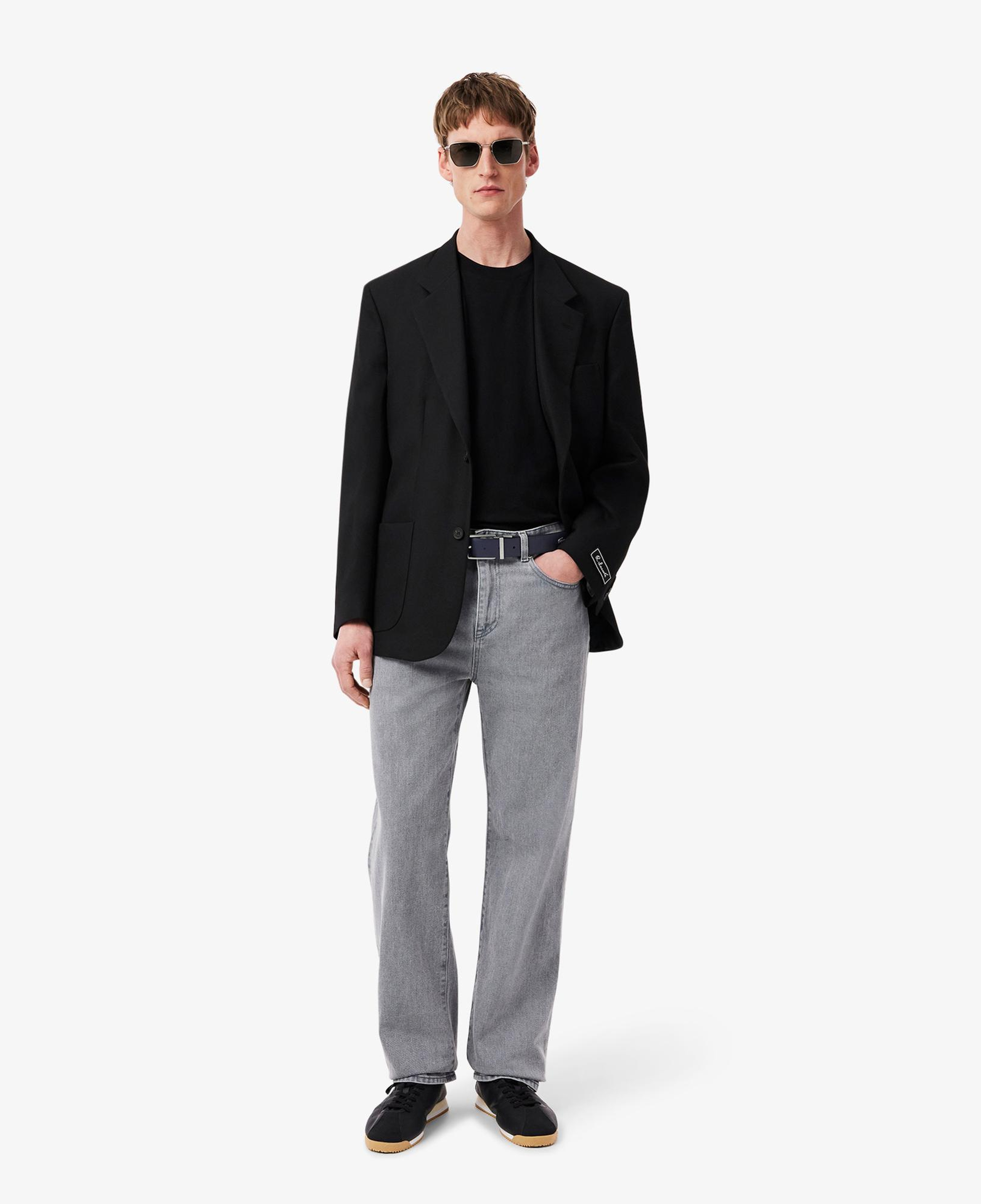 Lacoste Elegance  Erkek Çift Taraflı Deri  Lacivert Kemer