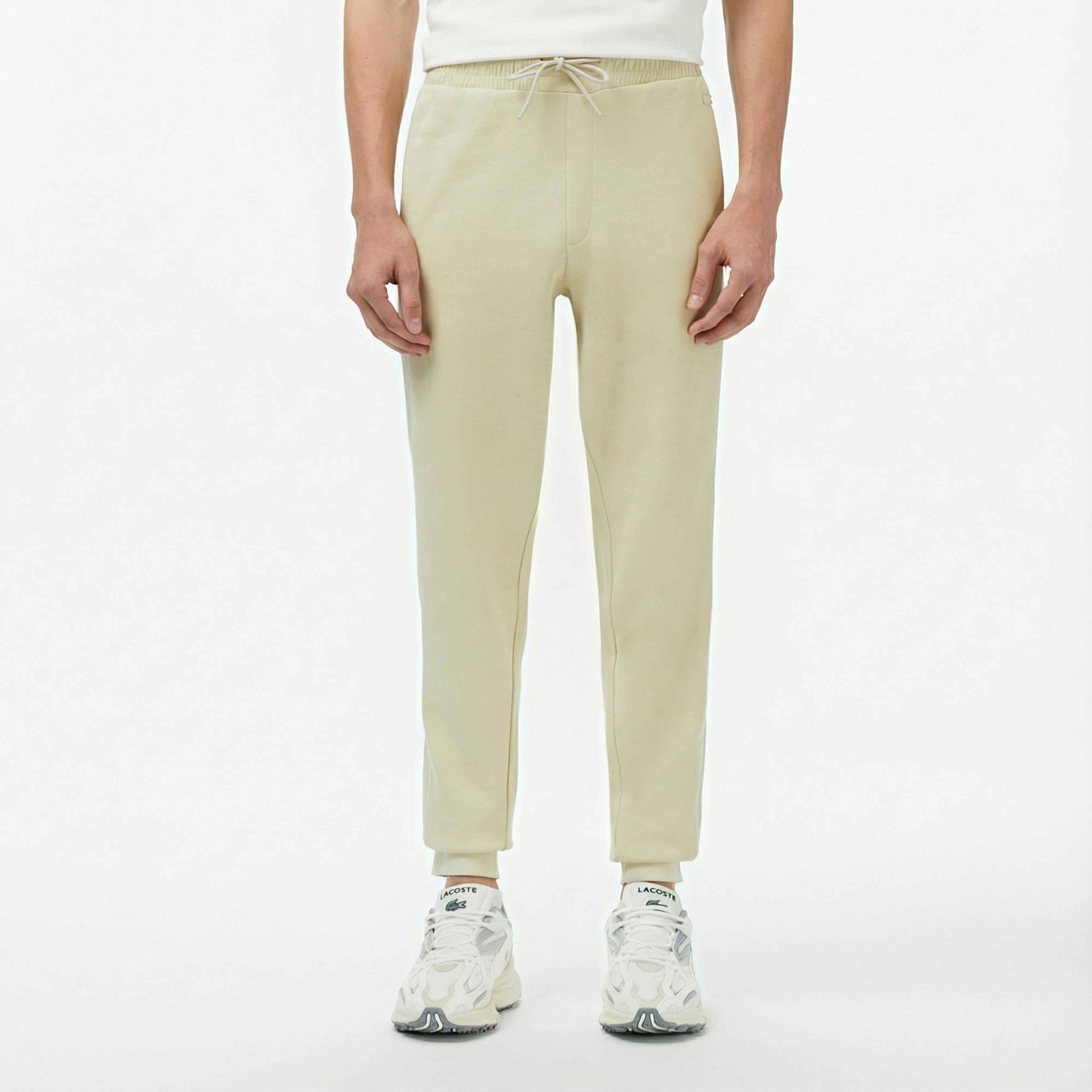 Lacoste Erkek Classic Fit Bej Eşofman Altı