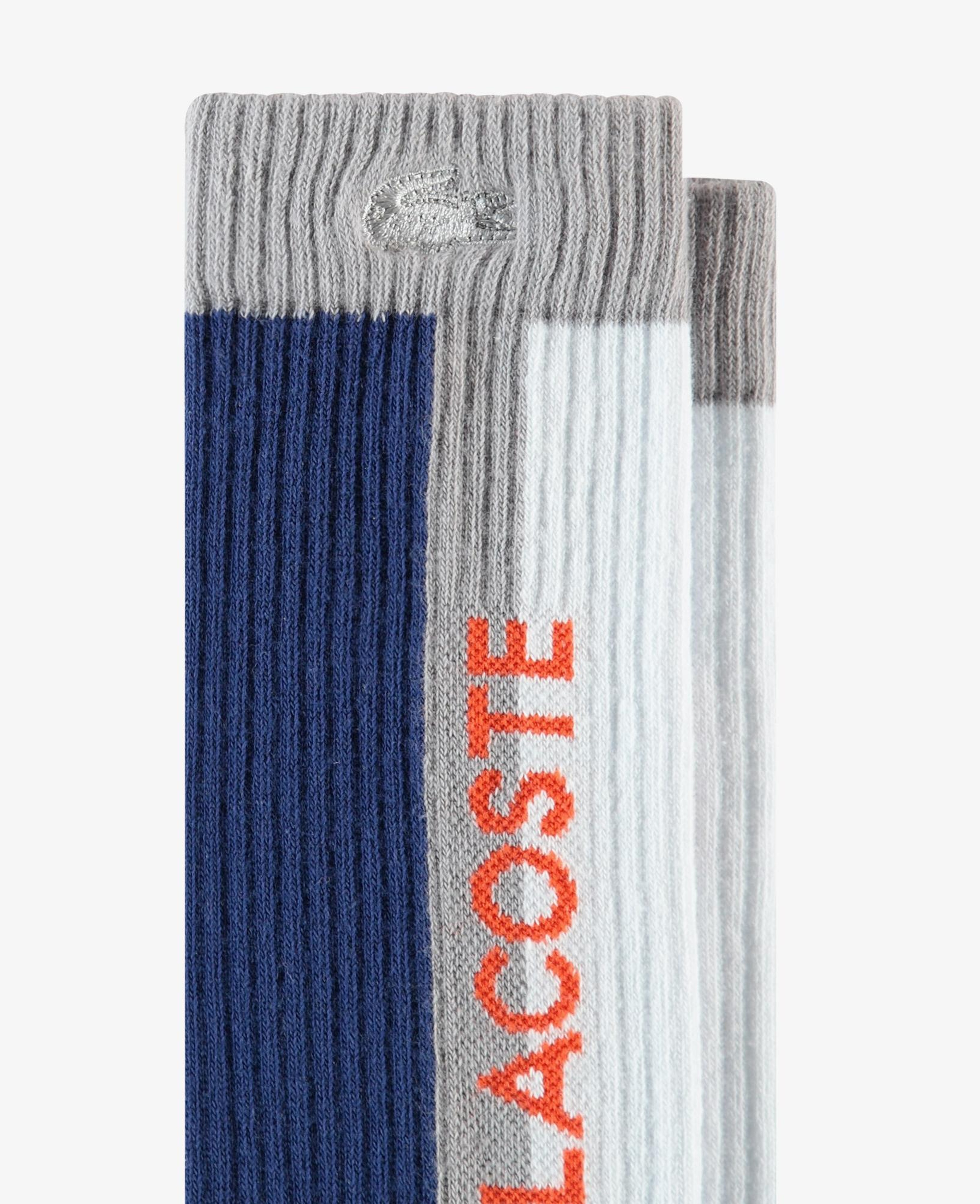 Lacoste Erkek Renk Bloklu Beyaz Çorap