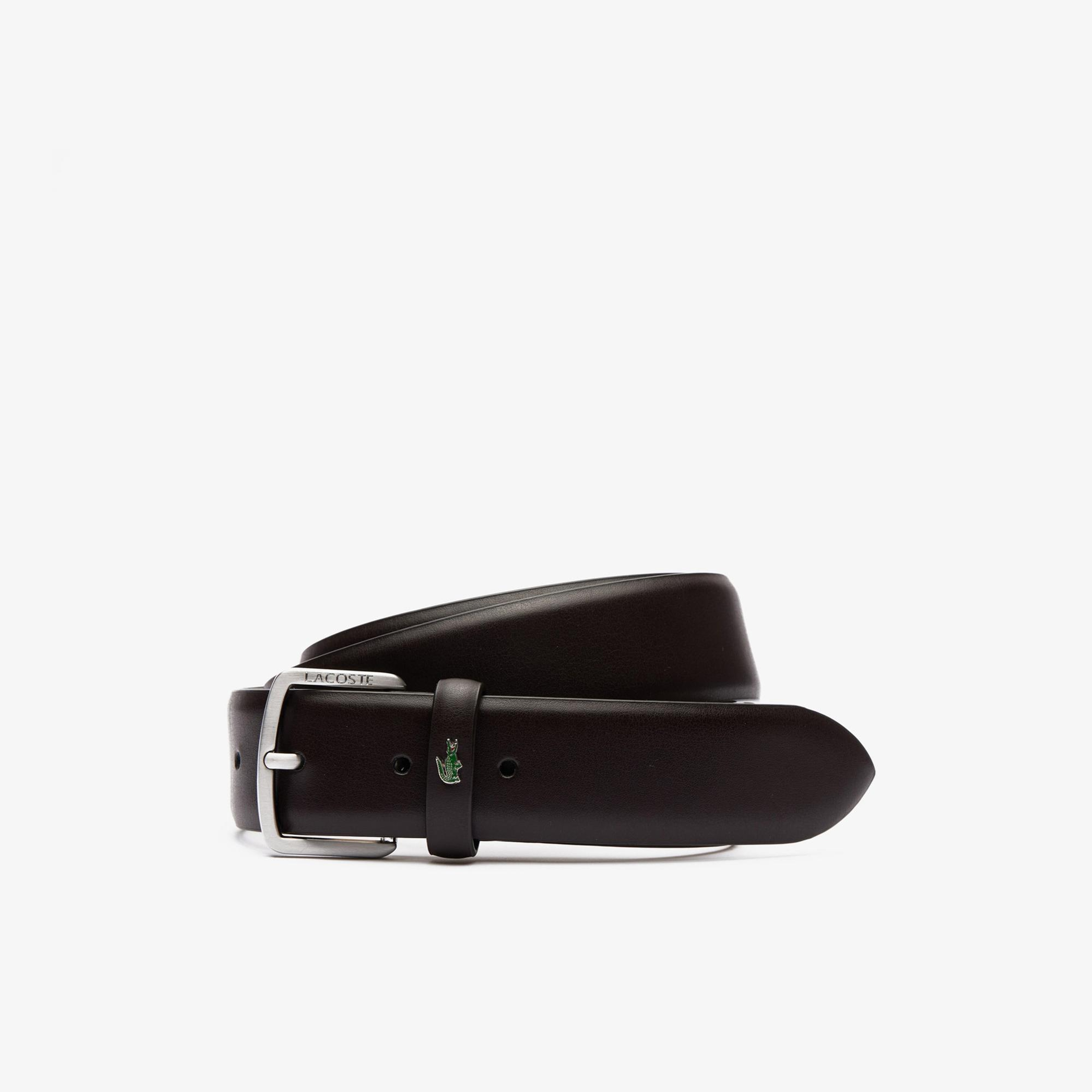 Lacoste Elegance Erkek Deri Kahverengi Kemer