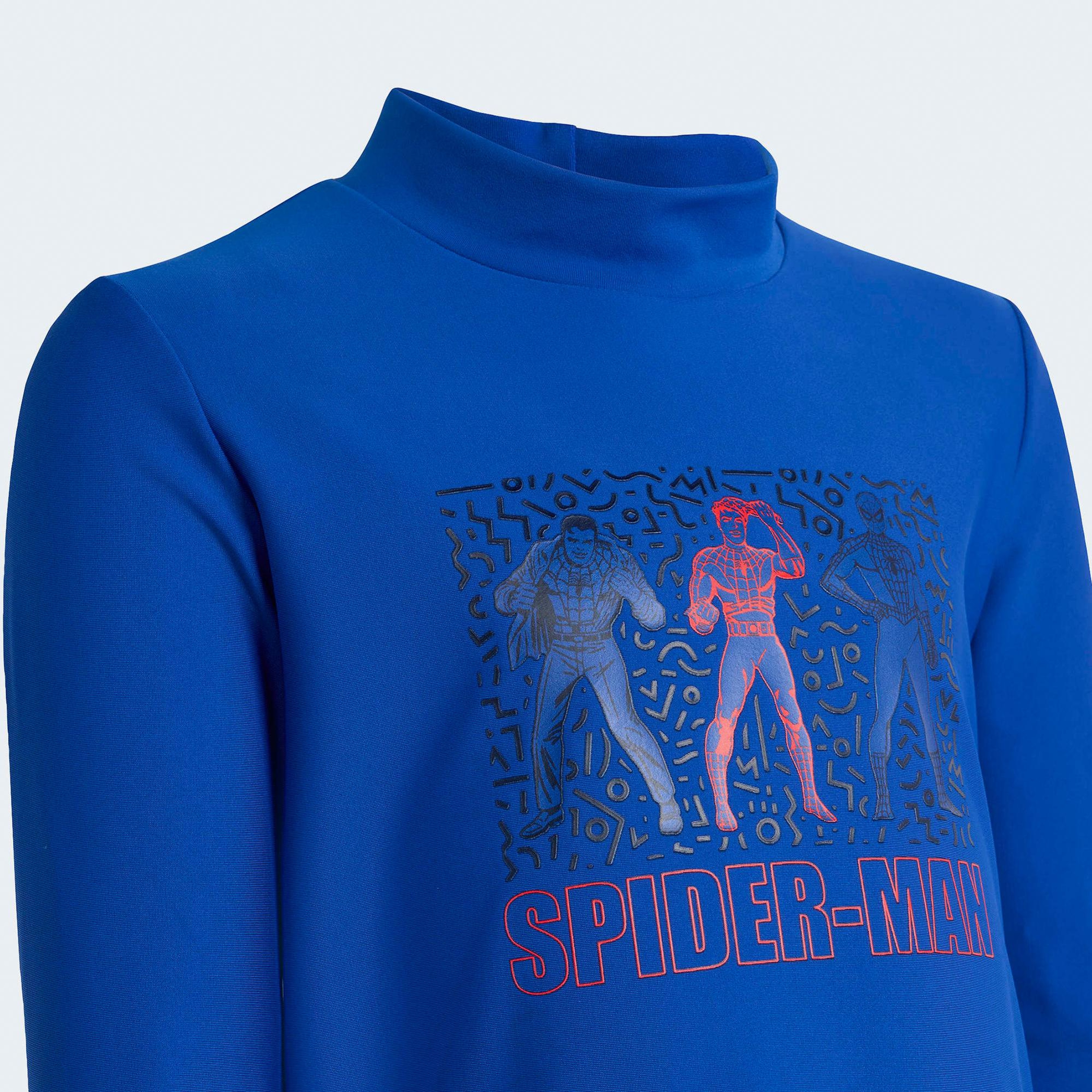adidas Marvel Spider-Man Çocuk Mavi Mayo T-Shirt