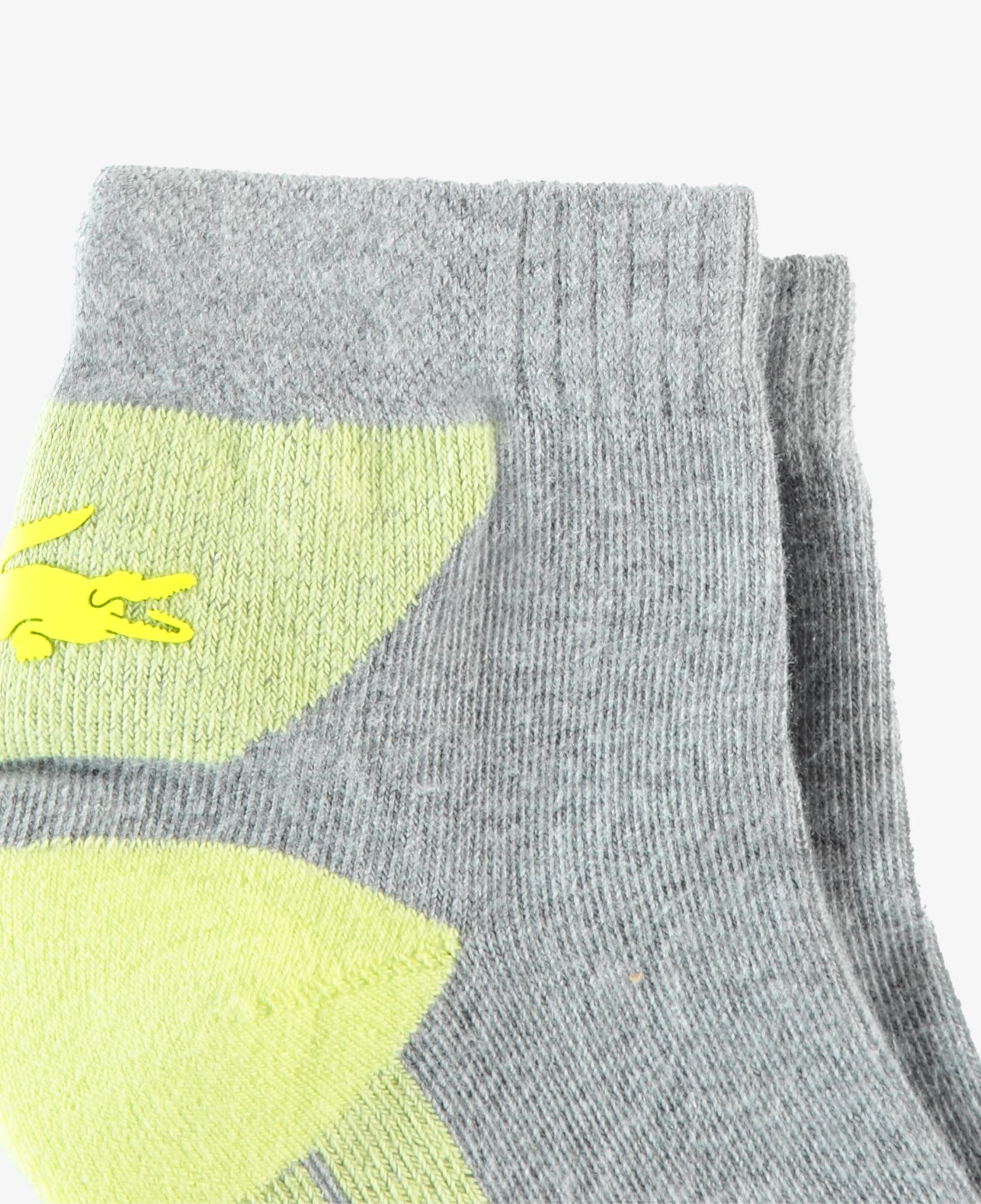 Lacoste Unisex Renk Bloklu Sarı Çorap