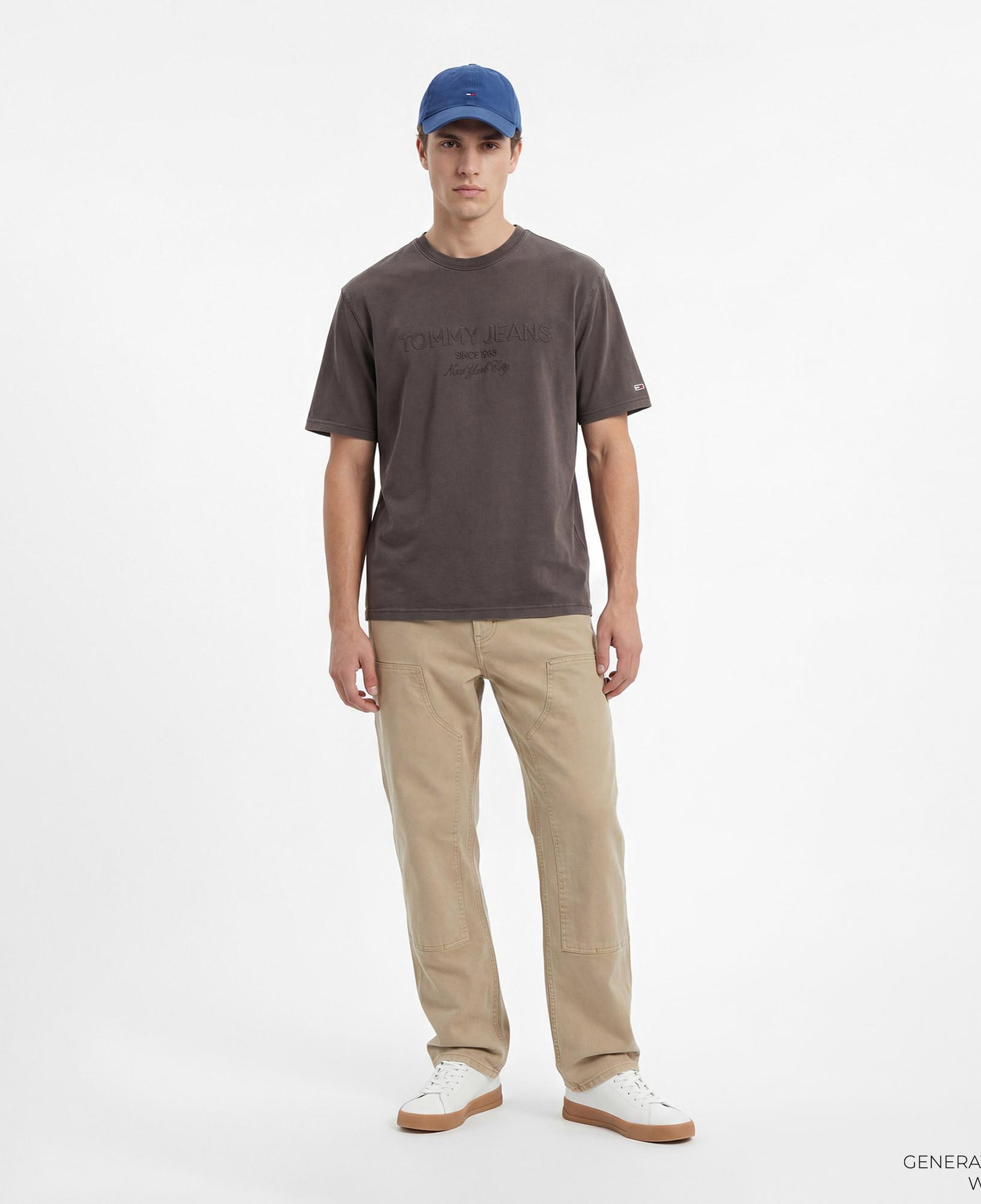 Tommy Hilfiger New Classics Erkek Kahverengi T-Shirt