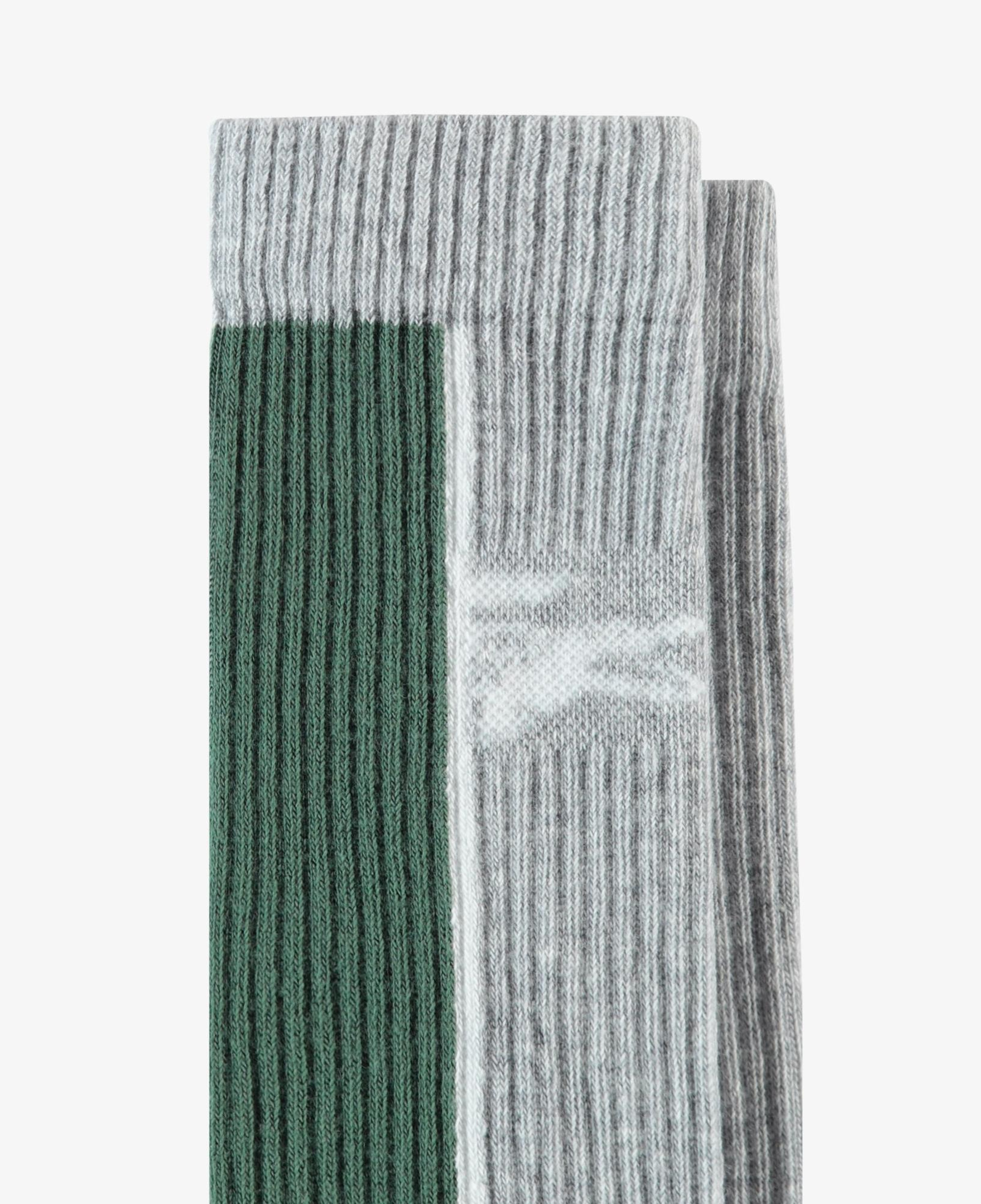 Lacoste Unisex Renk Bloklu Yeşil Çorap