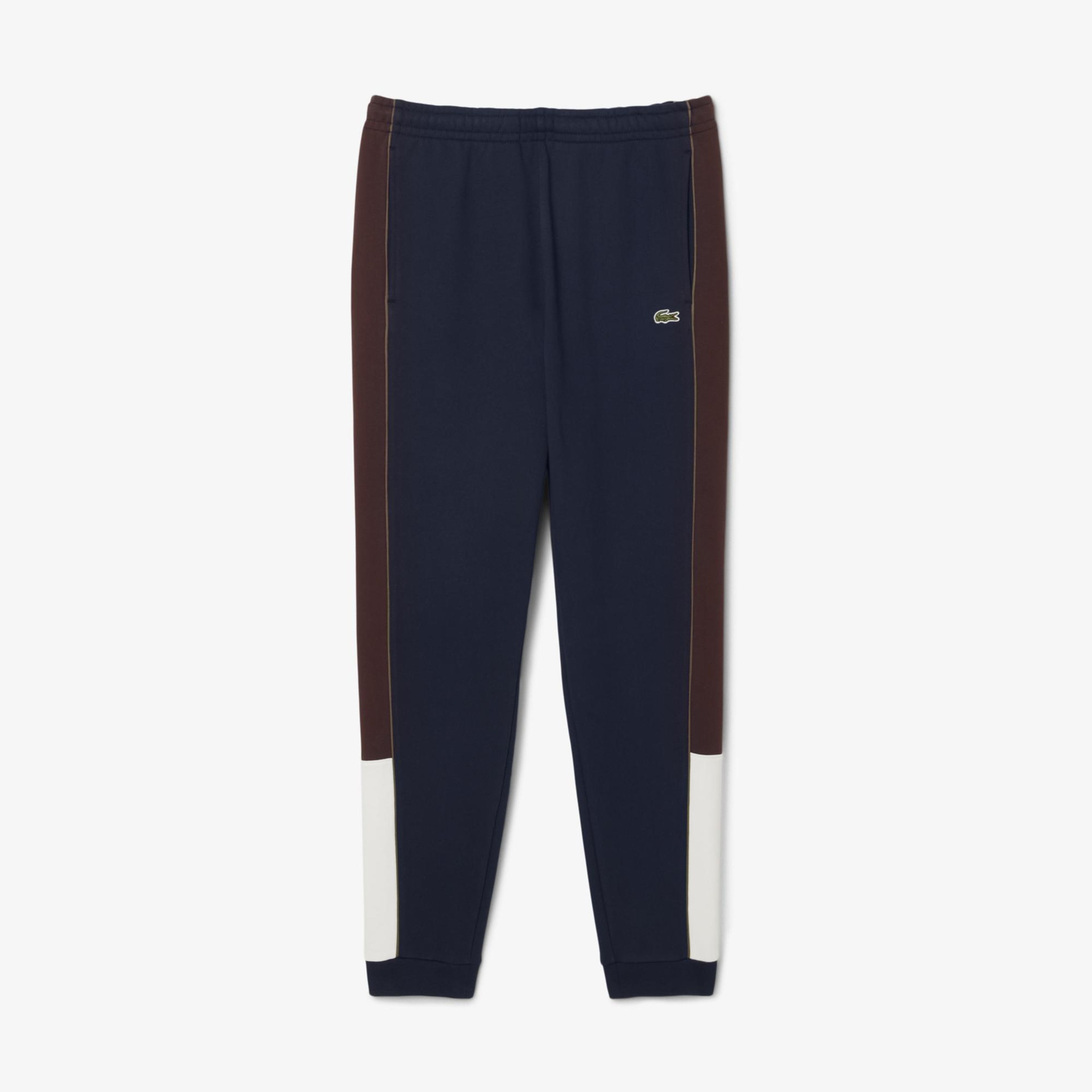 Lacoste Erkek Tapered Fit Renk Bloklu Lacivert Eşofman Altı