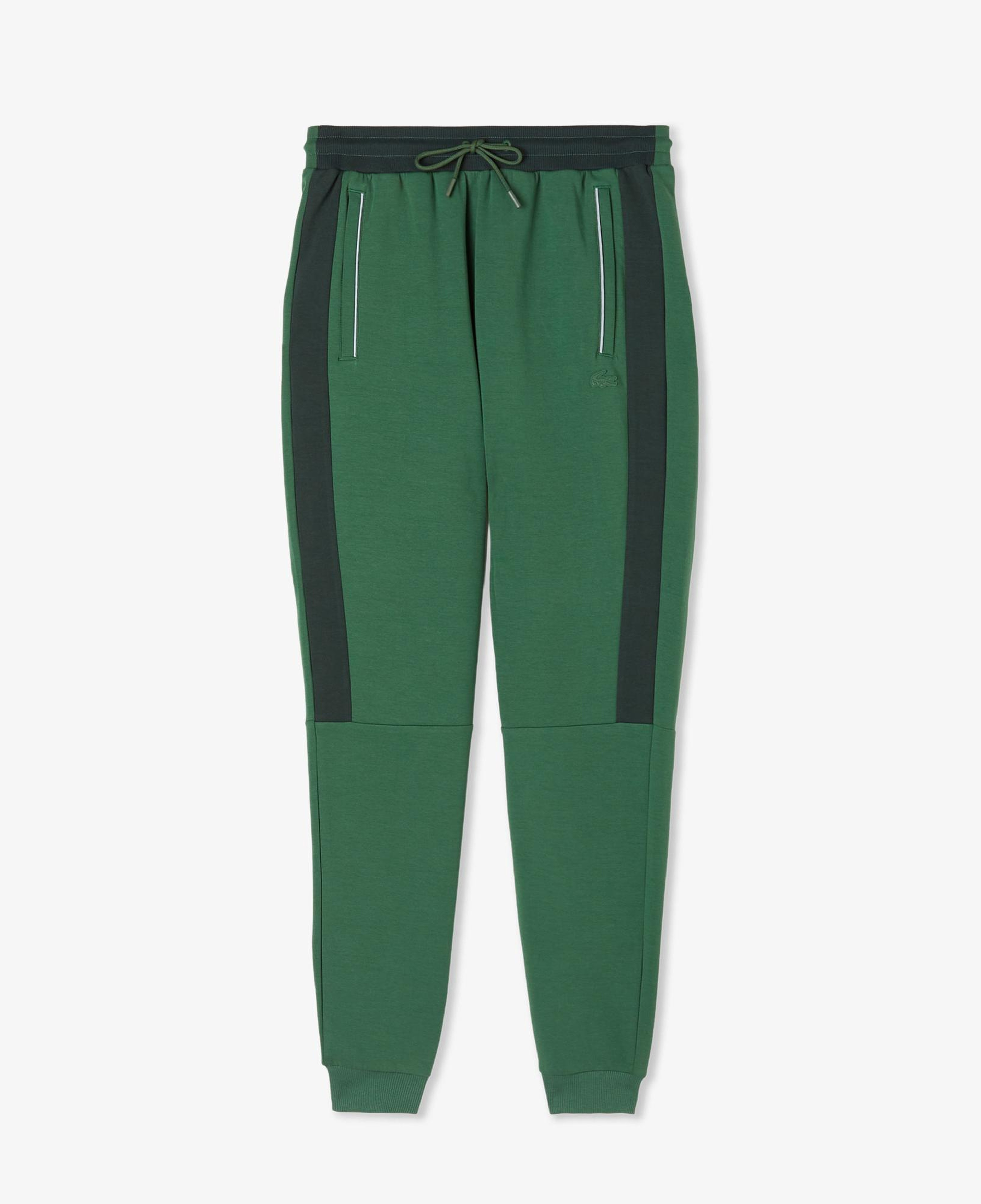 Lacoste Erkek Slim Fit Renk Bloklu Yeşil Eşofman Altı