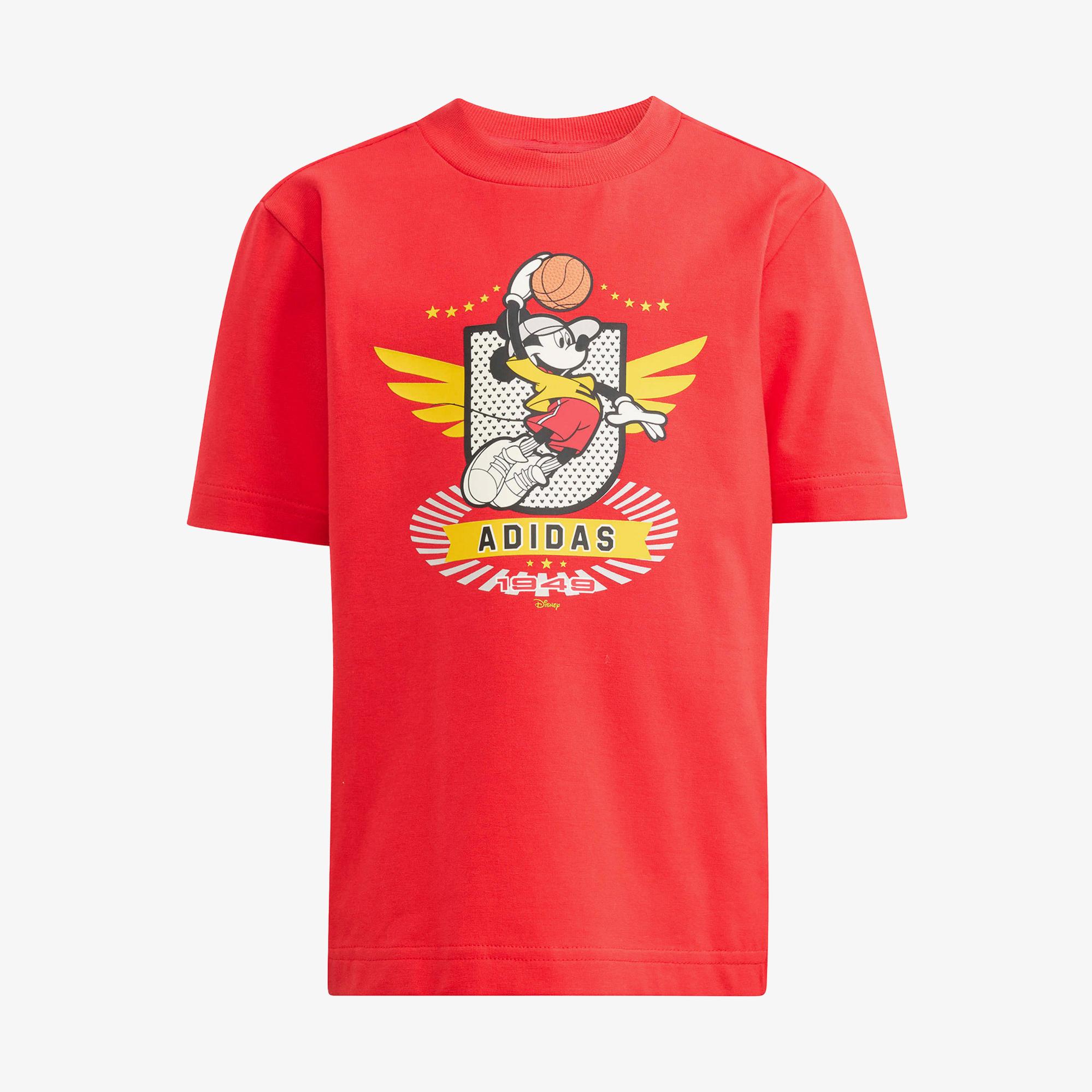 adidas Disney Mickey Mouse Çocuk Kırmızı Eşofman Takımı