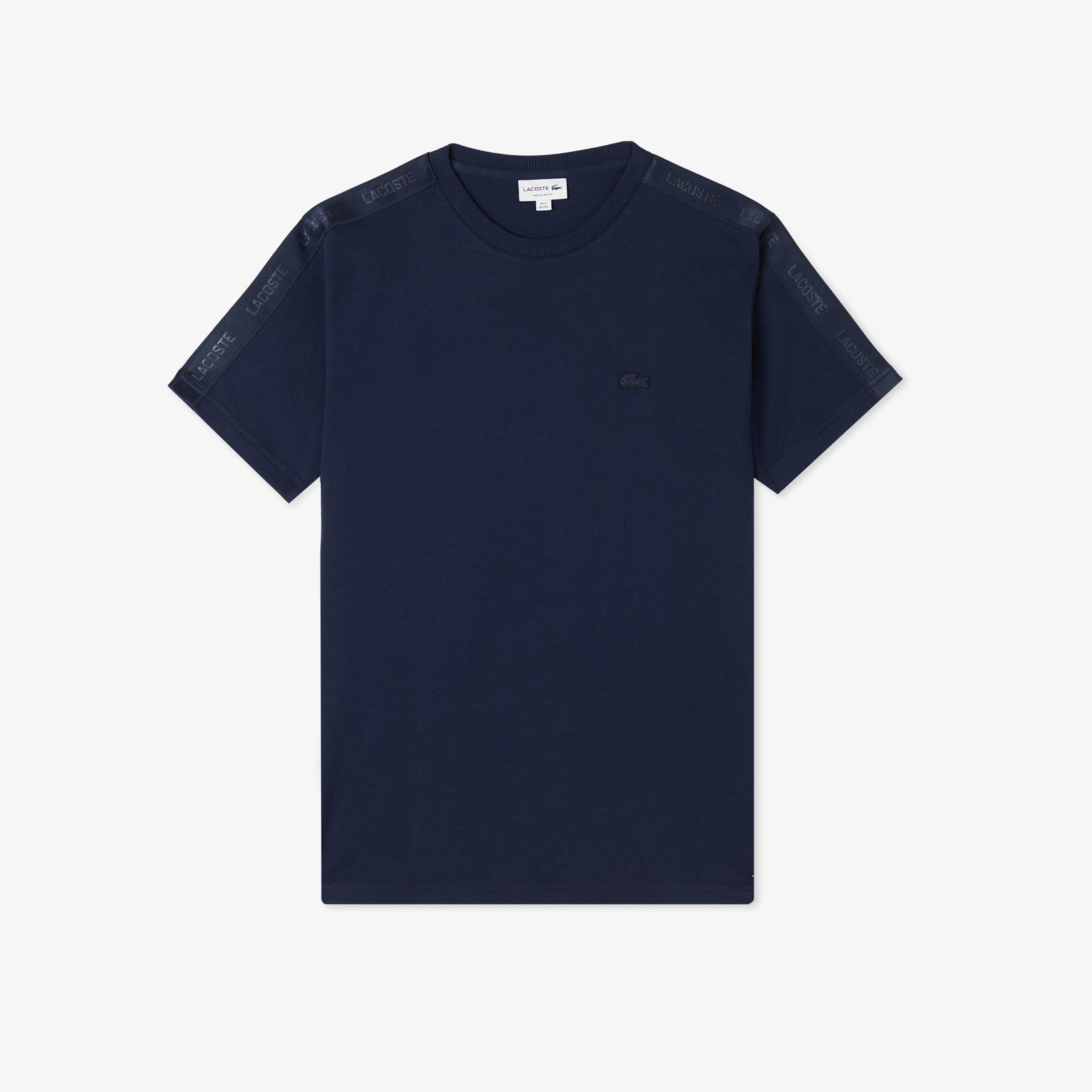 Lacoste Erkek Regular Fit Bisiklet Yaka Lacivert T-Shirt