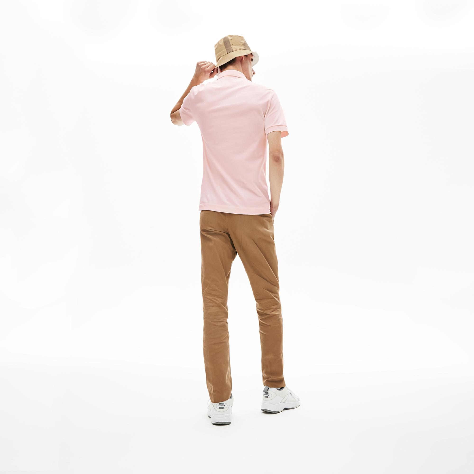Erkek Regular Fit Pembe Paris Polo