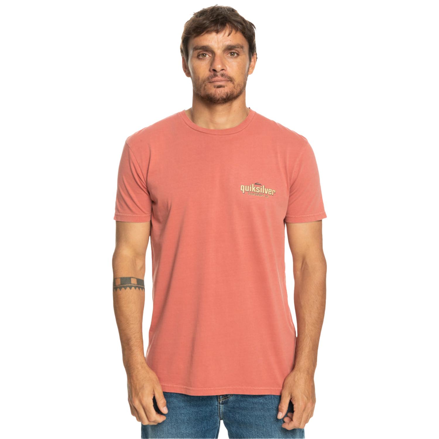 Quiksilver Quikwords Erkek Kırmızı Tişört