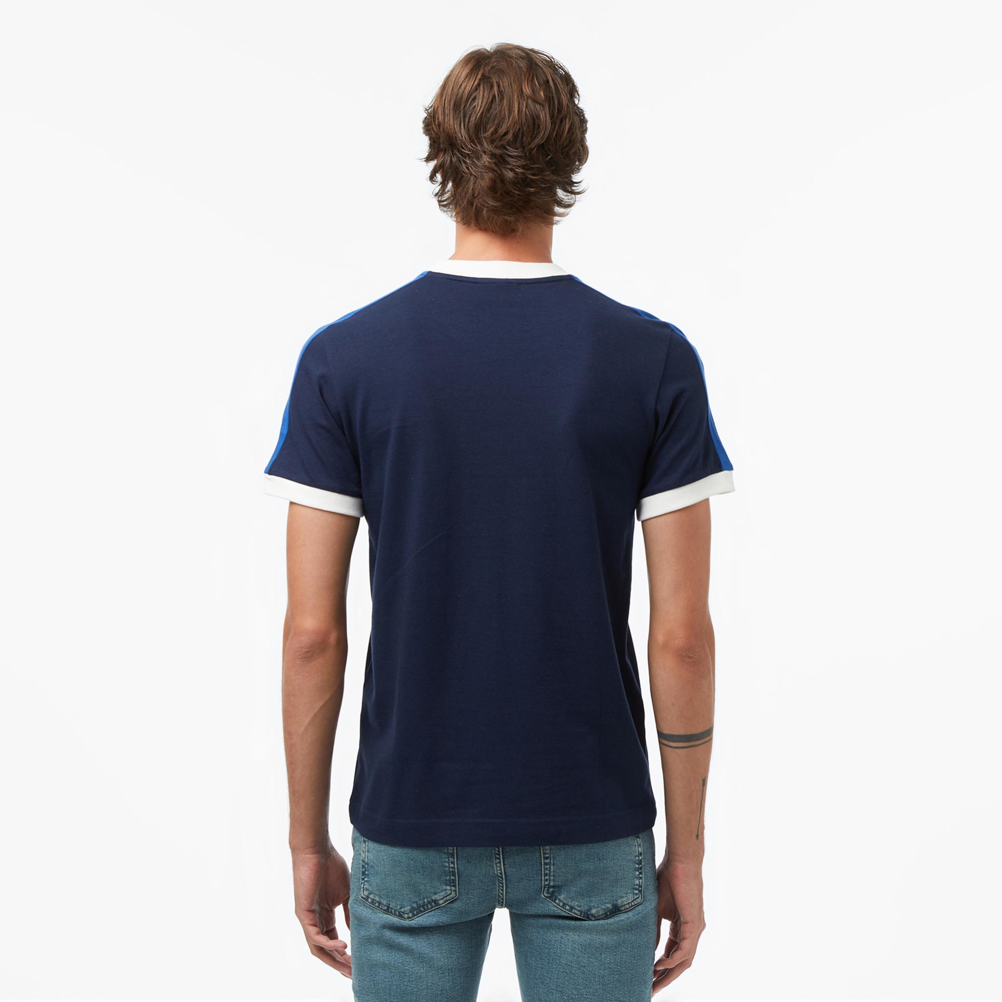 Lacoste Erkek Regular Fit Bisiklet Yaka Lacivert T-Shirt