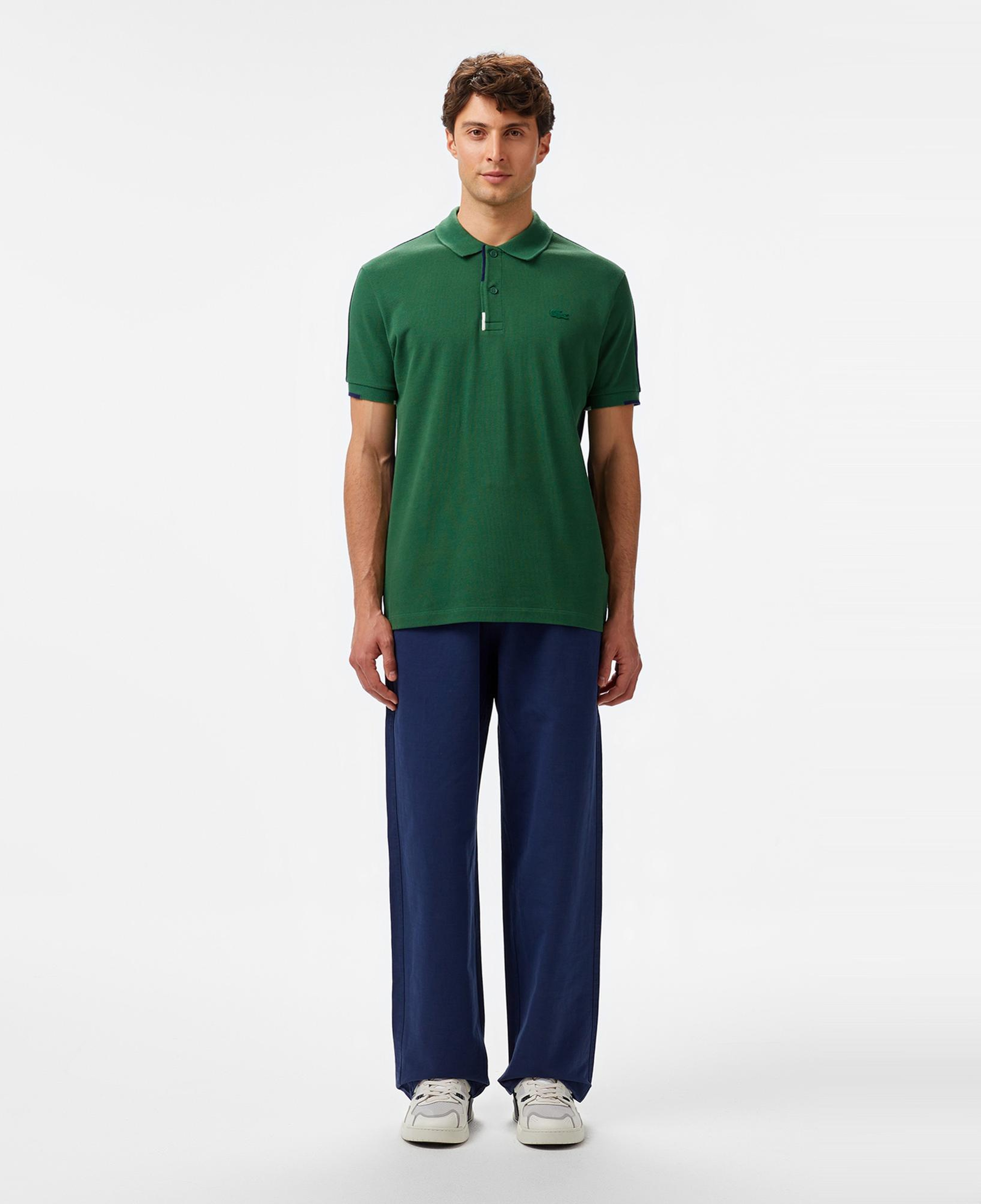 Lacoste Erkek Regular Fit Renk Bloklu Yeşil Polo