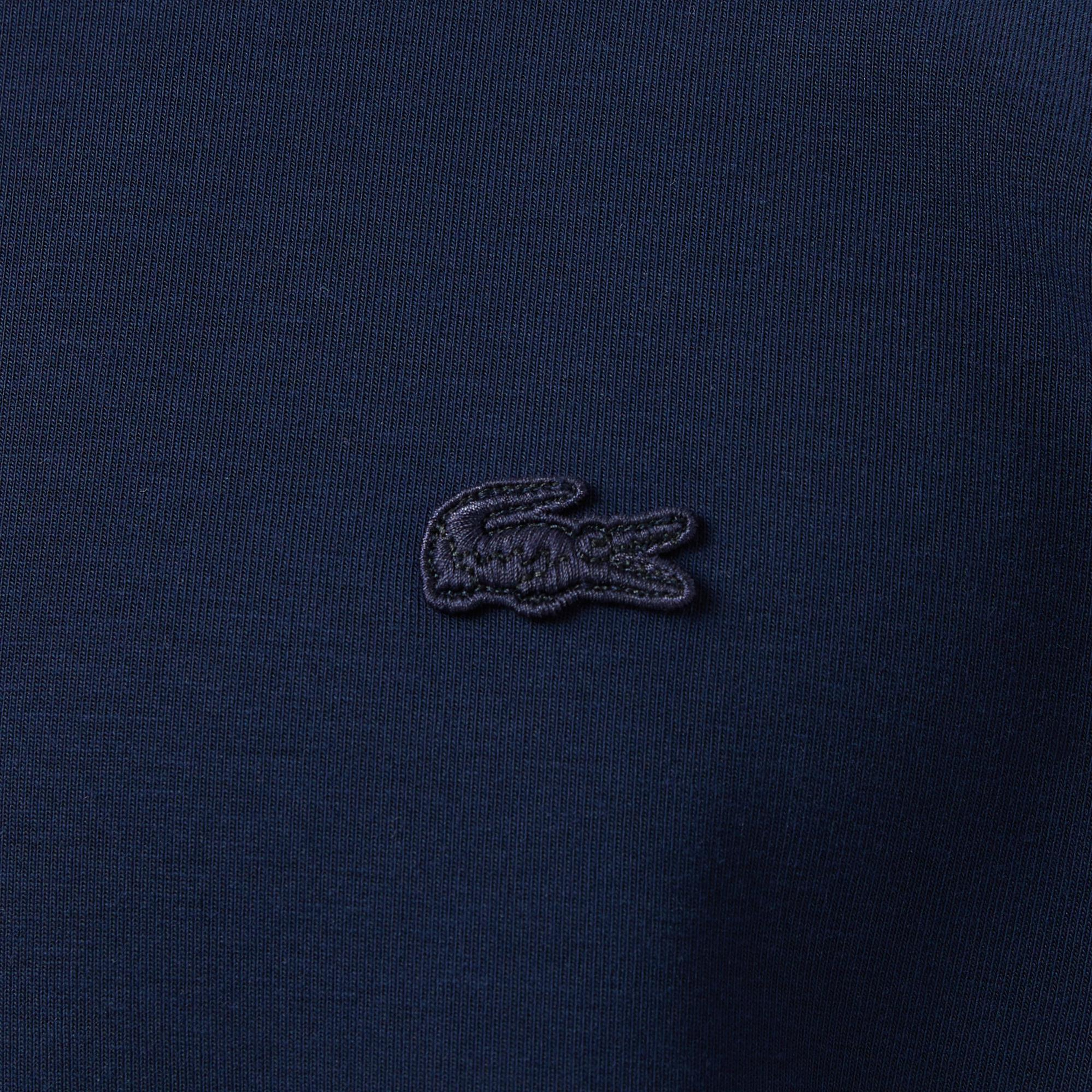 Lacoste Erkek Relaxed Fit Bisiklet Yaka Lacivert Sweatshirt