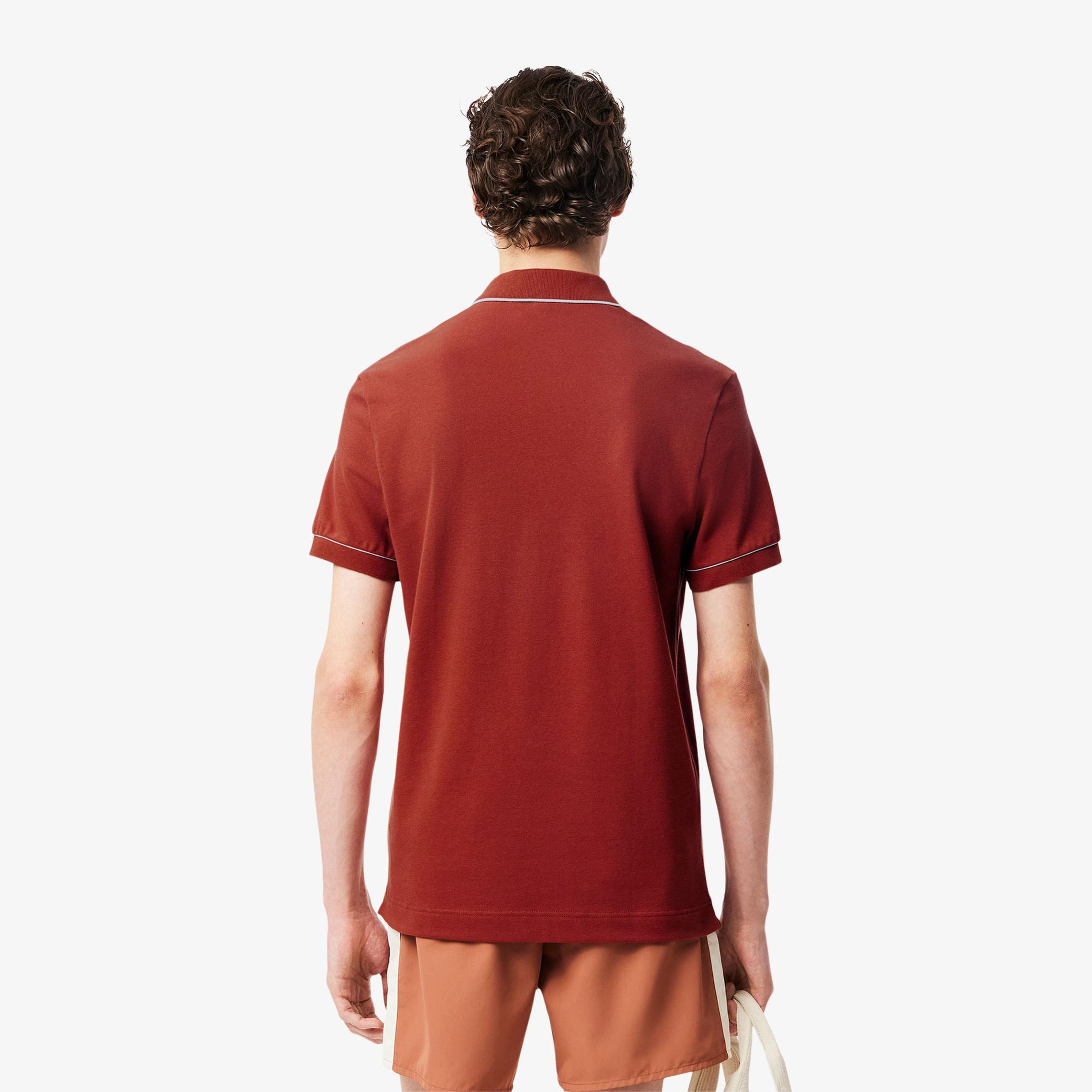 Lacoste Paris Erkek Regular Fit Kahverengi Polo