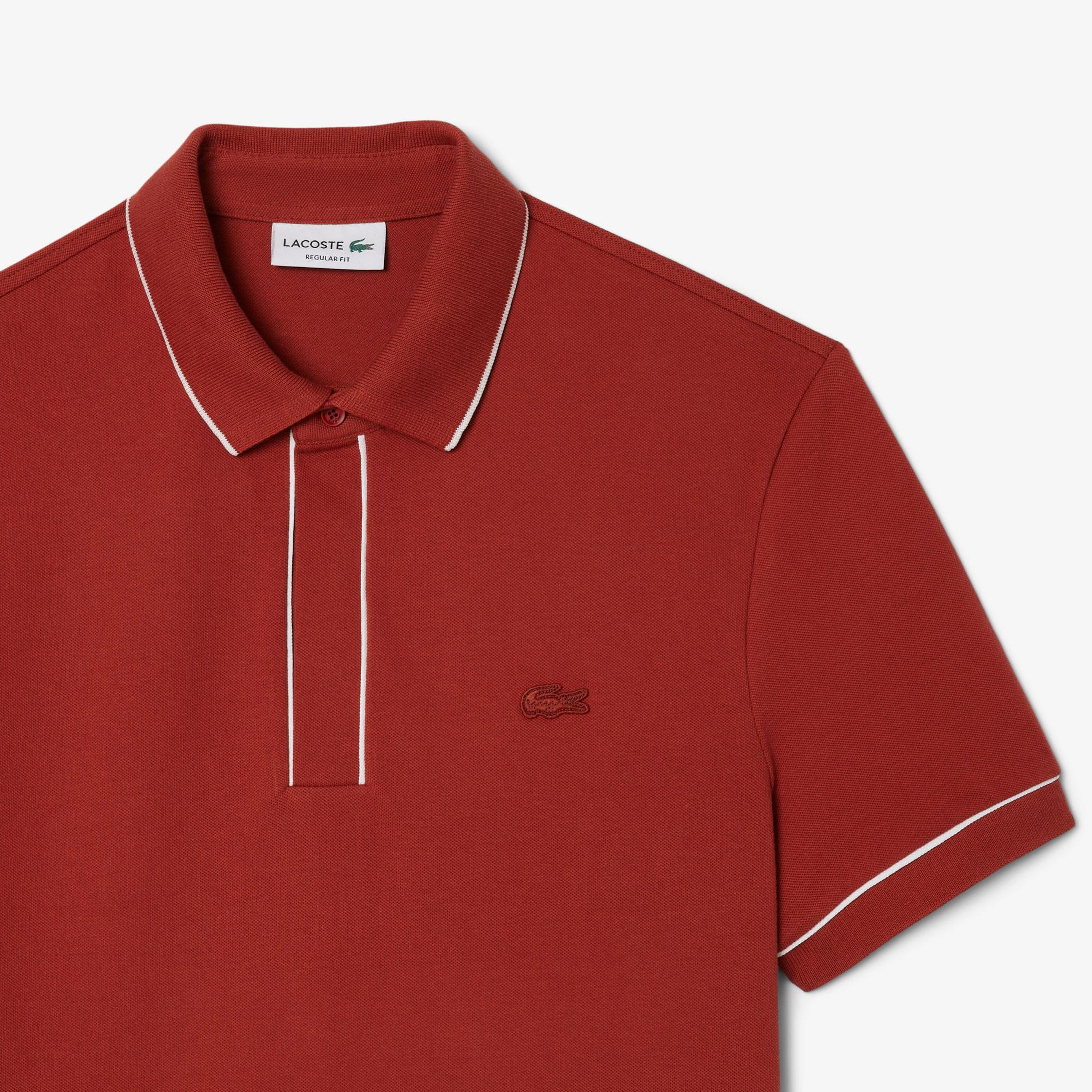 Lacoste Paris Erkek Regular Fit Kahverengi Polo