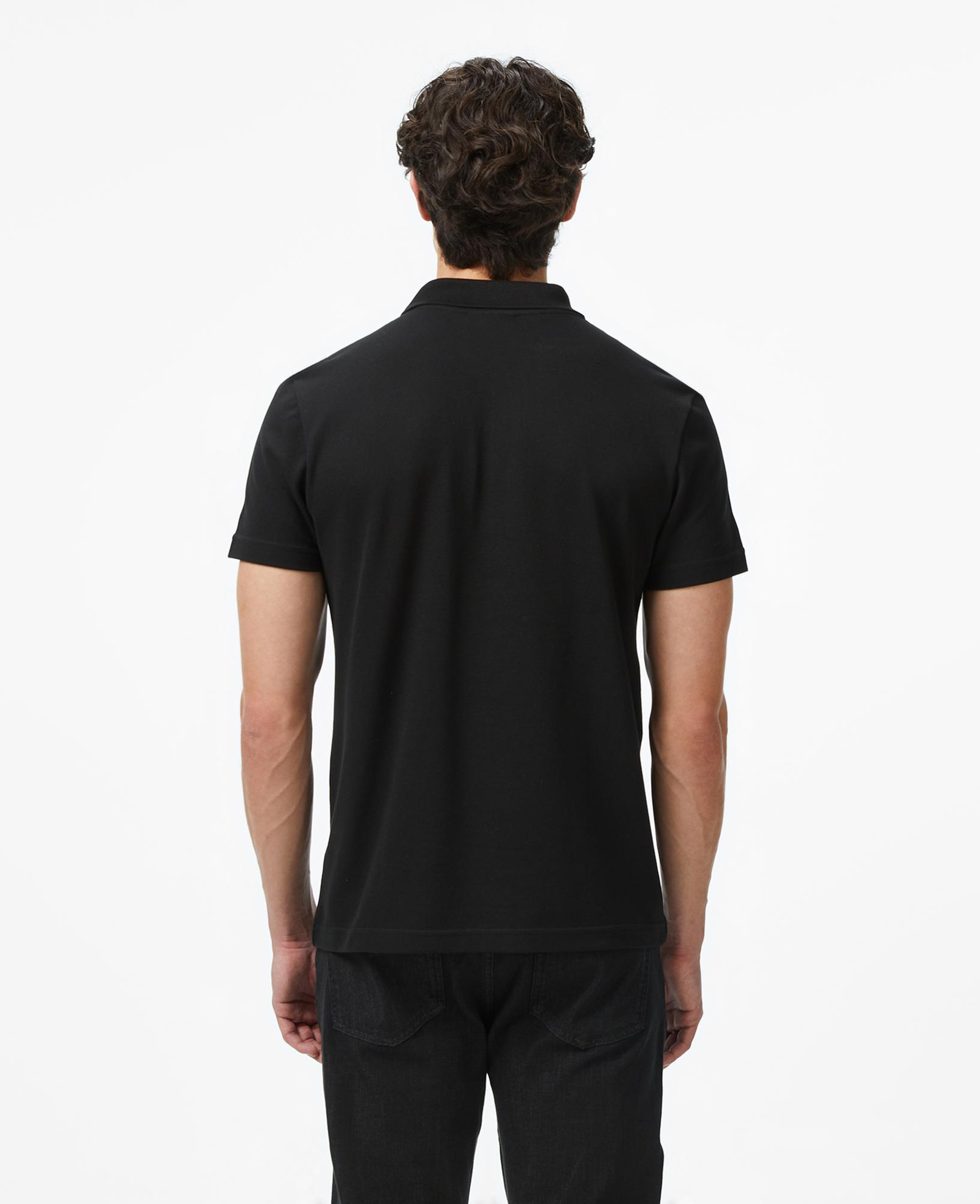 Lacoste Erkek Regular Fit Renk Bloklu Siyah Polo