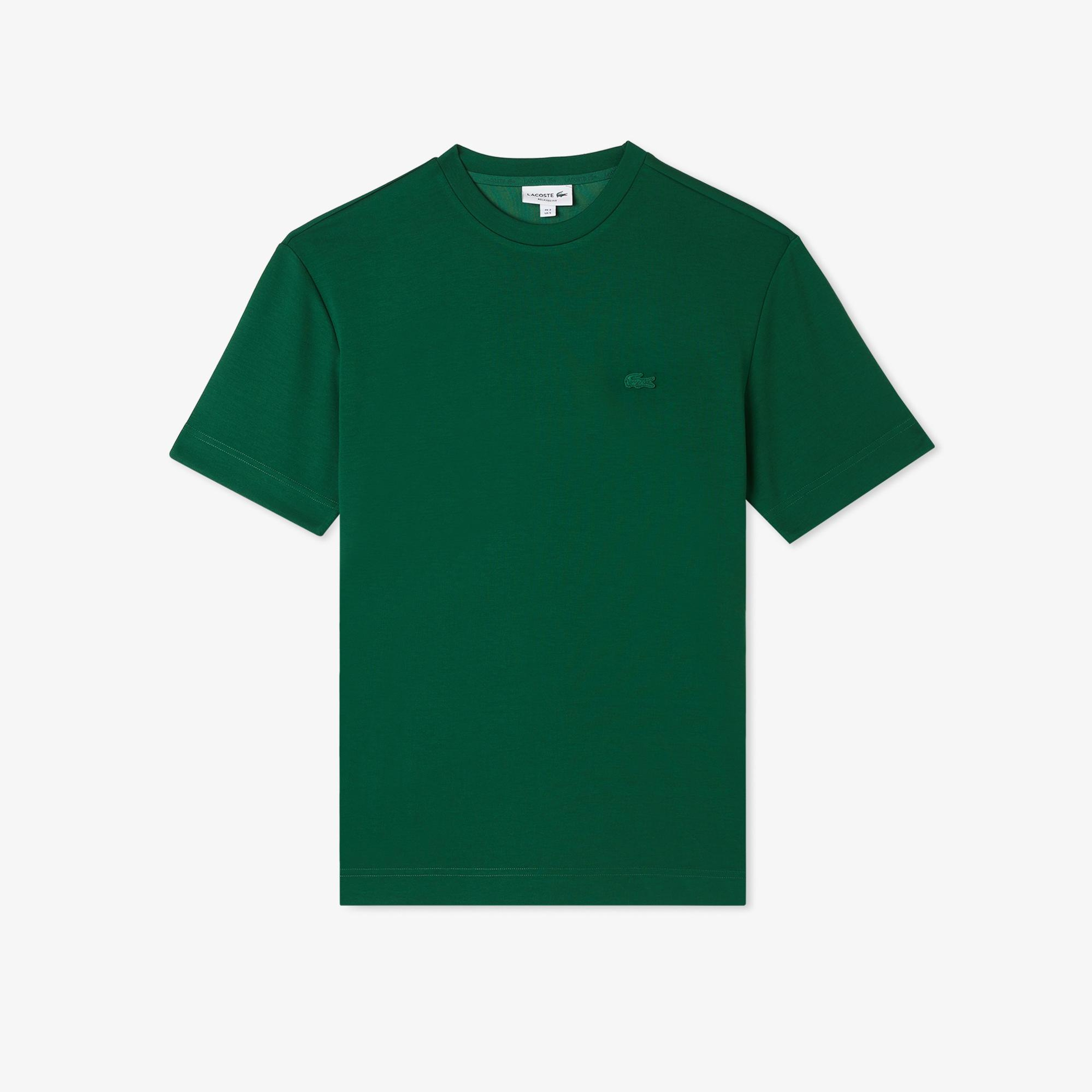 Lacoste Erkek Oversize Fit Bisiklet Yaka Yeşil T-Shirt