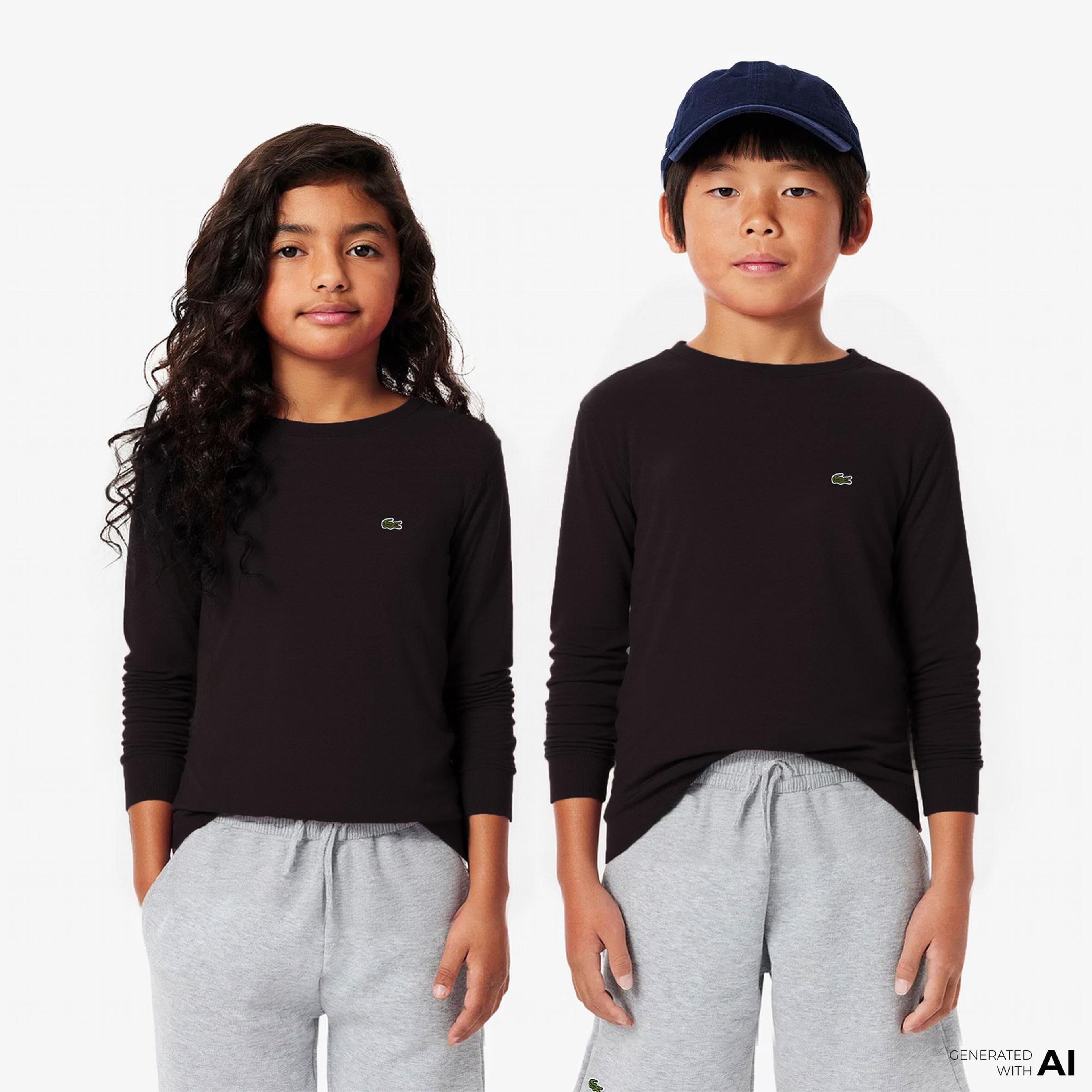Lacoste Classic Çocuk Siyah T-Shirt