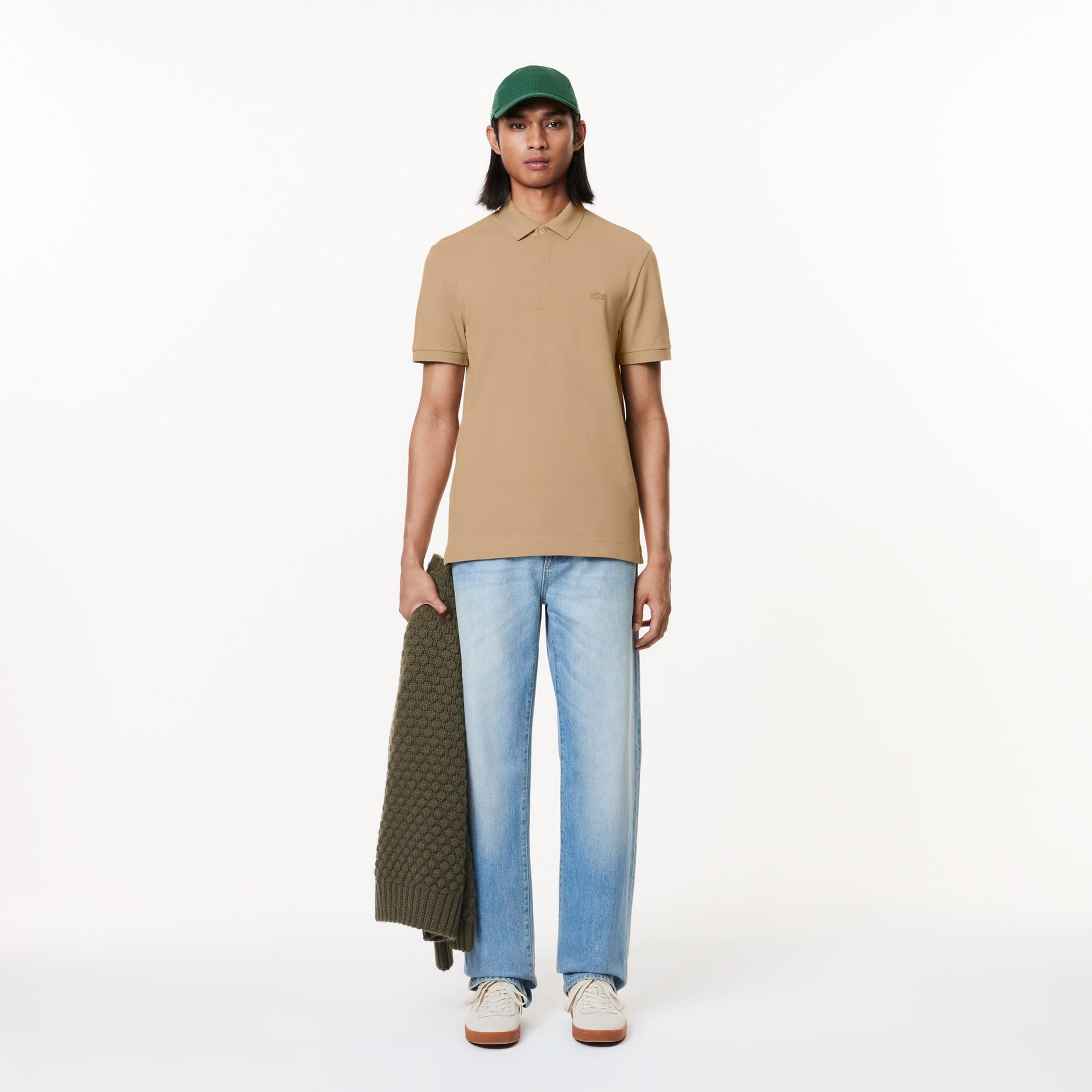 Lacoste Paris Erkek Regular Fit Bej Polo