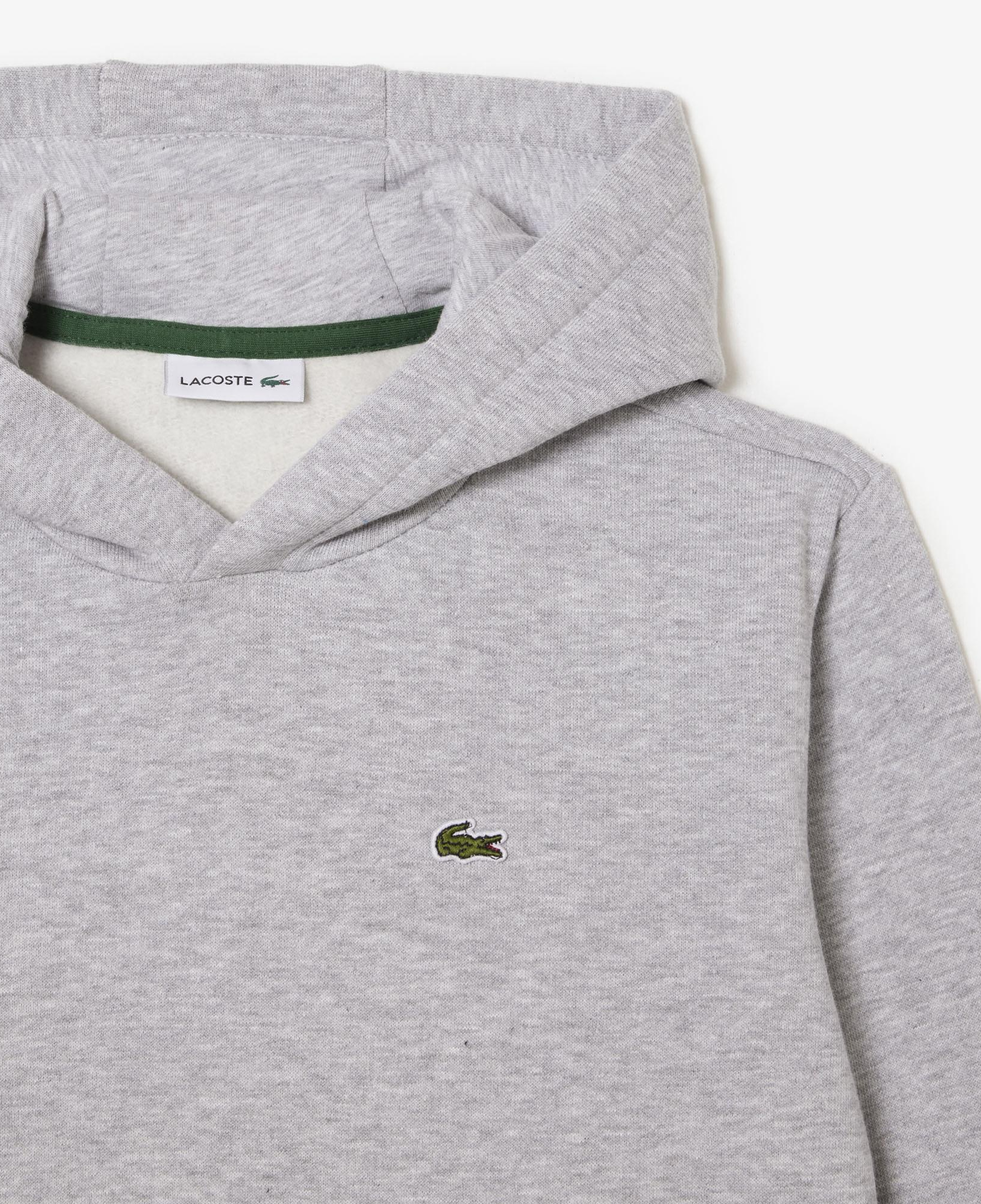 Lacoste Çocuk Kapüşonlu Gri Sweatshirt