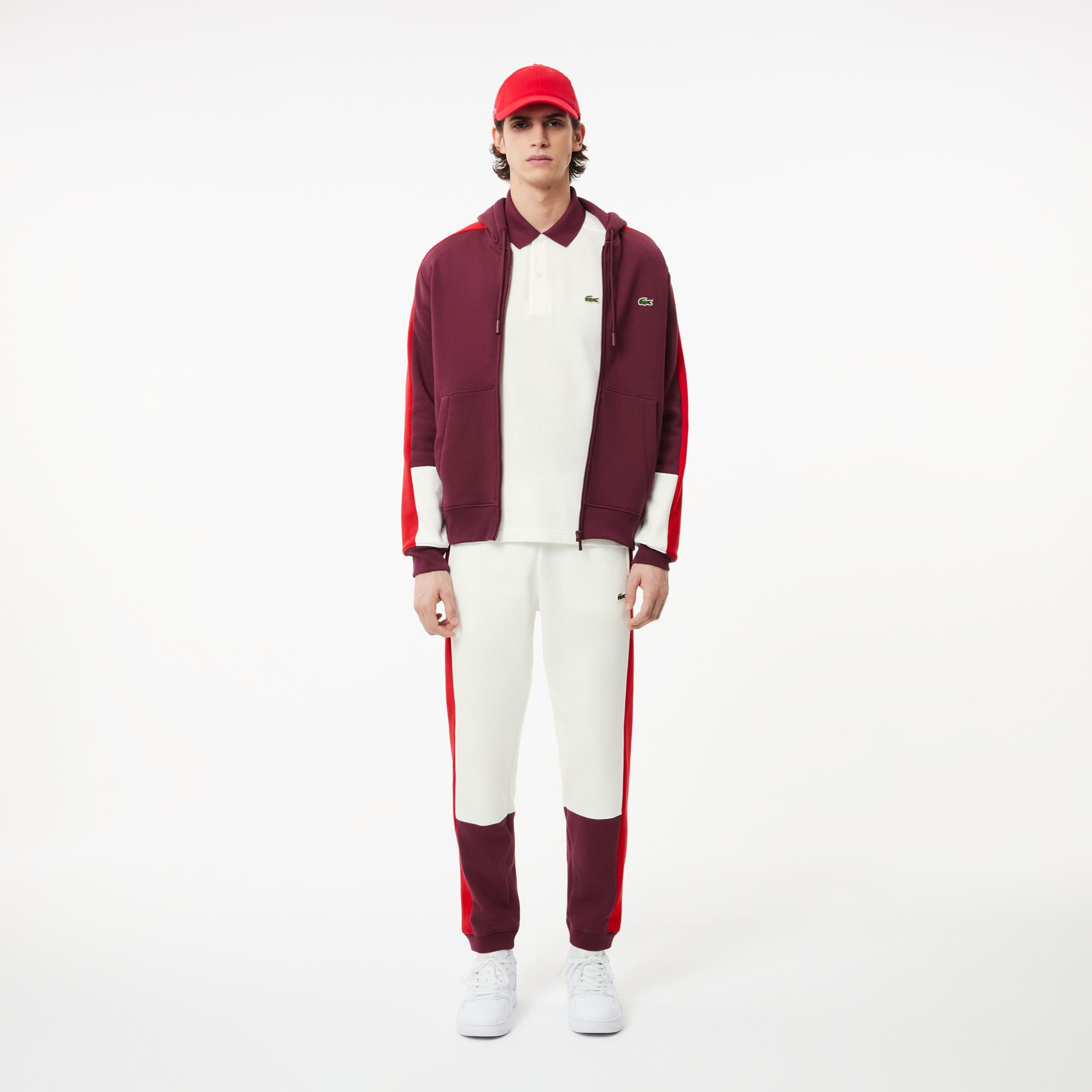 Lacoste Erkek Regular Fit Renk Bloklu Beyaz Polo