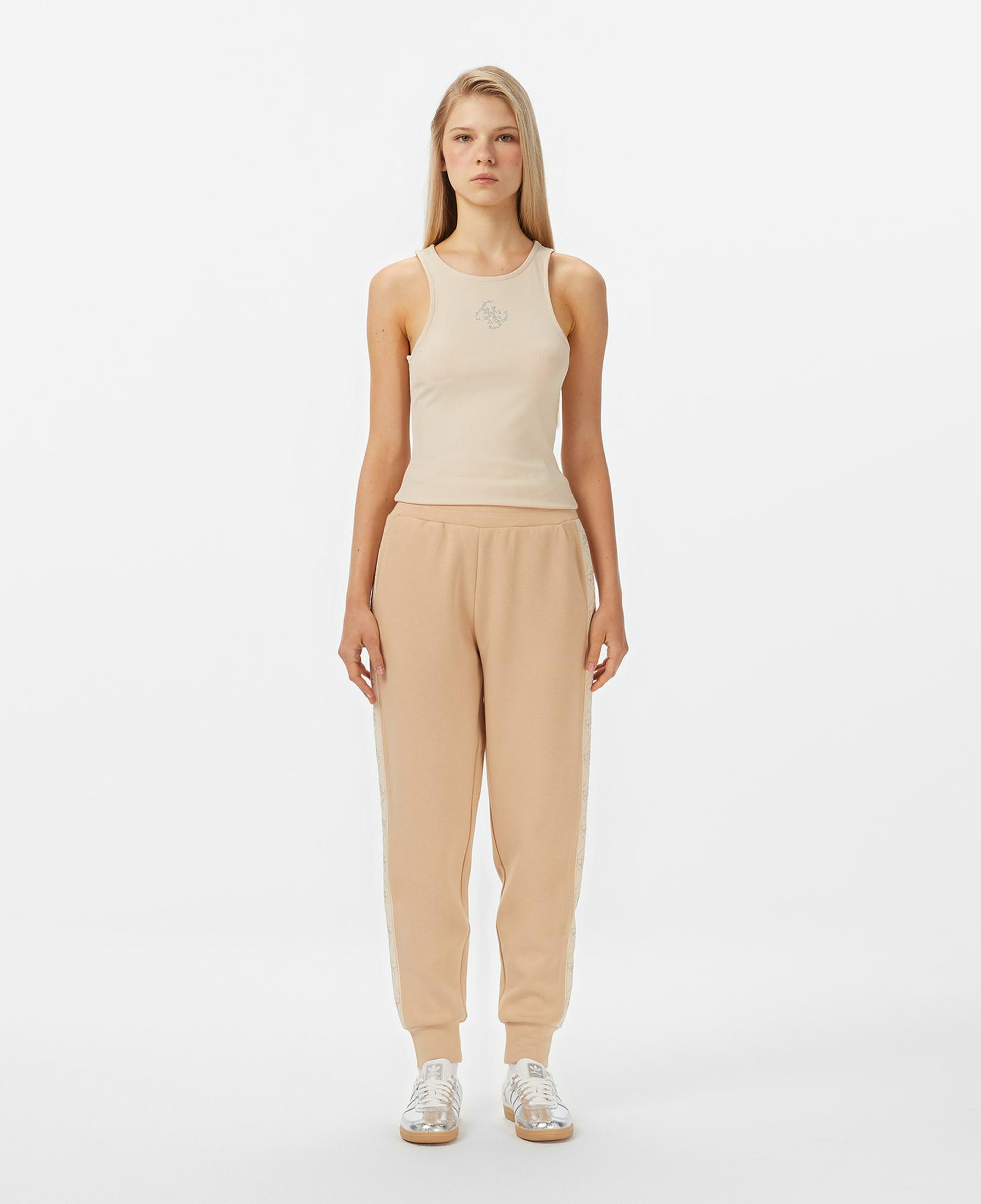 Guess Victoire Scuba Kadın Bej Eşofman Altı