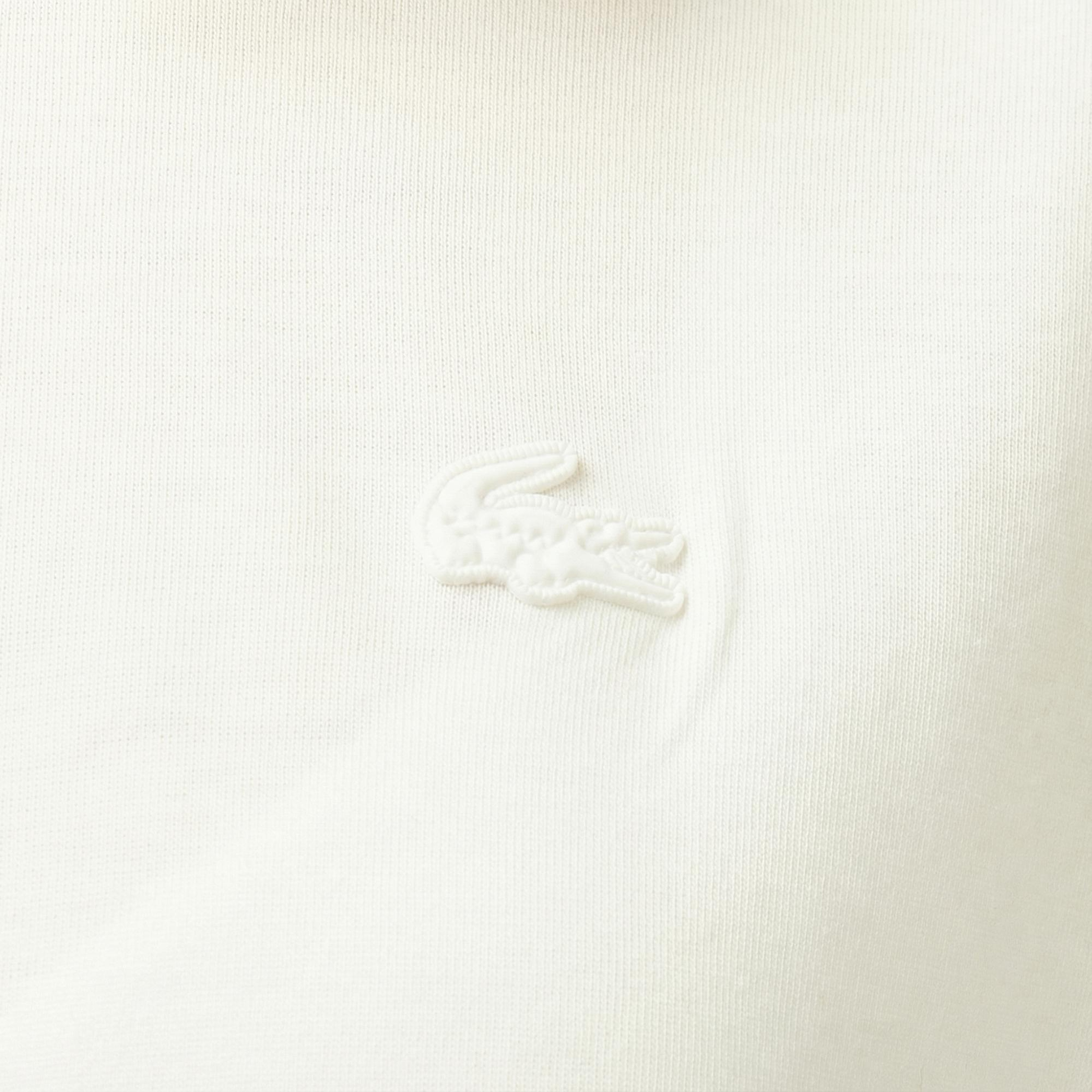 Lacoste Kadın Bisiklet Yaka Beyaz T-Shirt