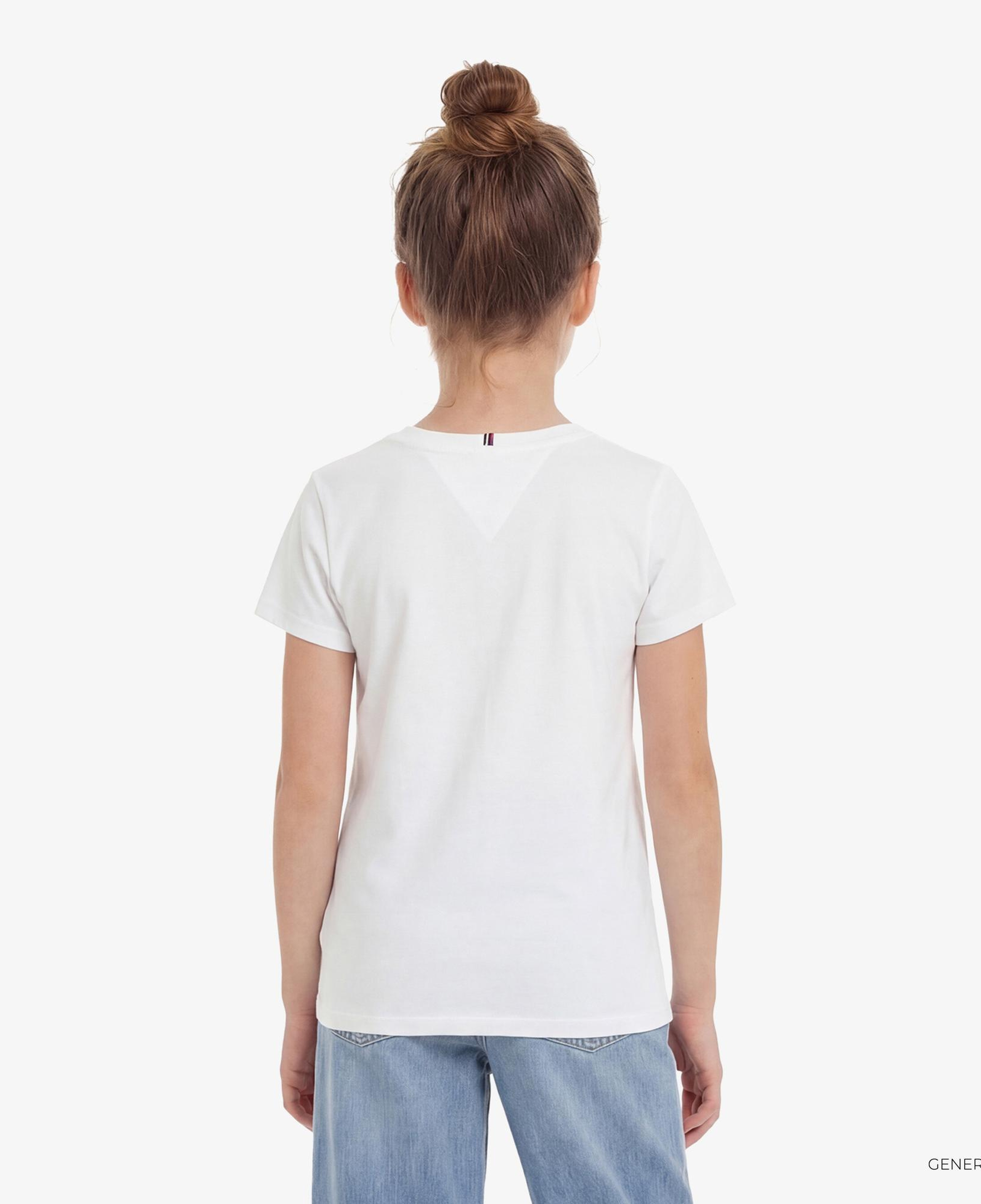 Tommy Hilfiger Script Çocuk Beyaz T-Shirt