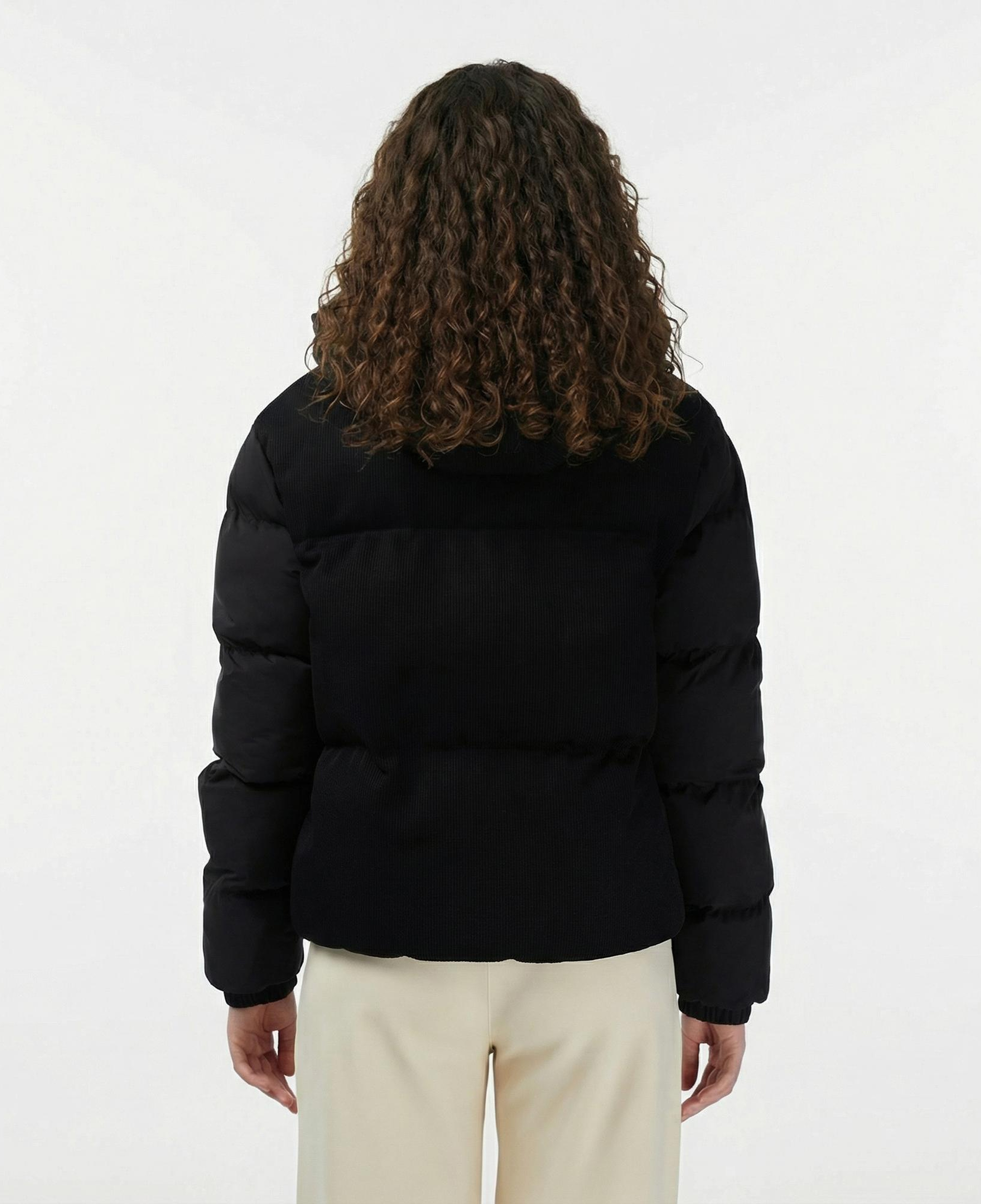 Lacoste Kadın Kapüşonlu Siyah Mont