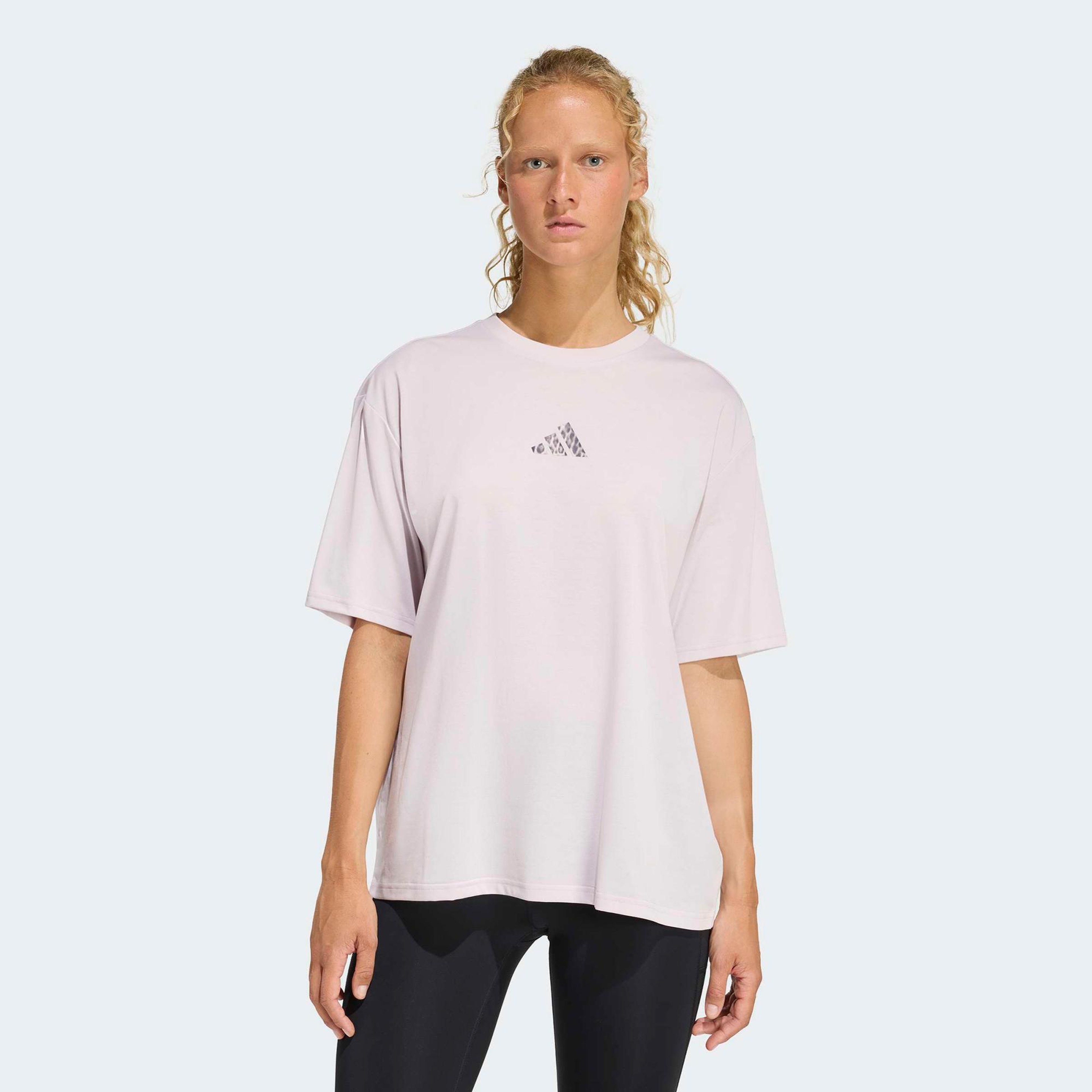 adidas Climacool Animal Training Graphic Kadın Pembe T-Shirt