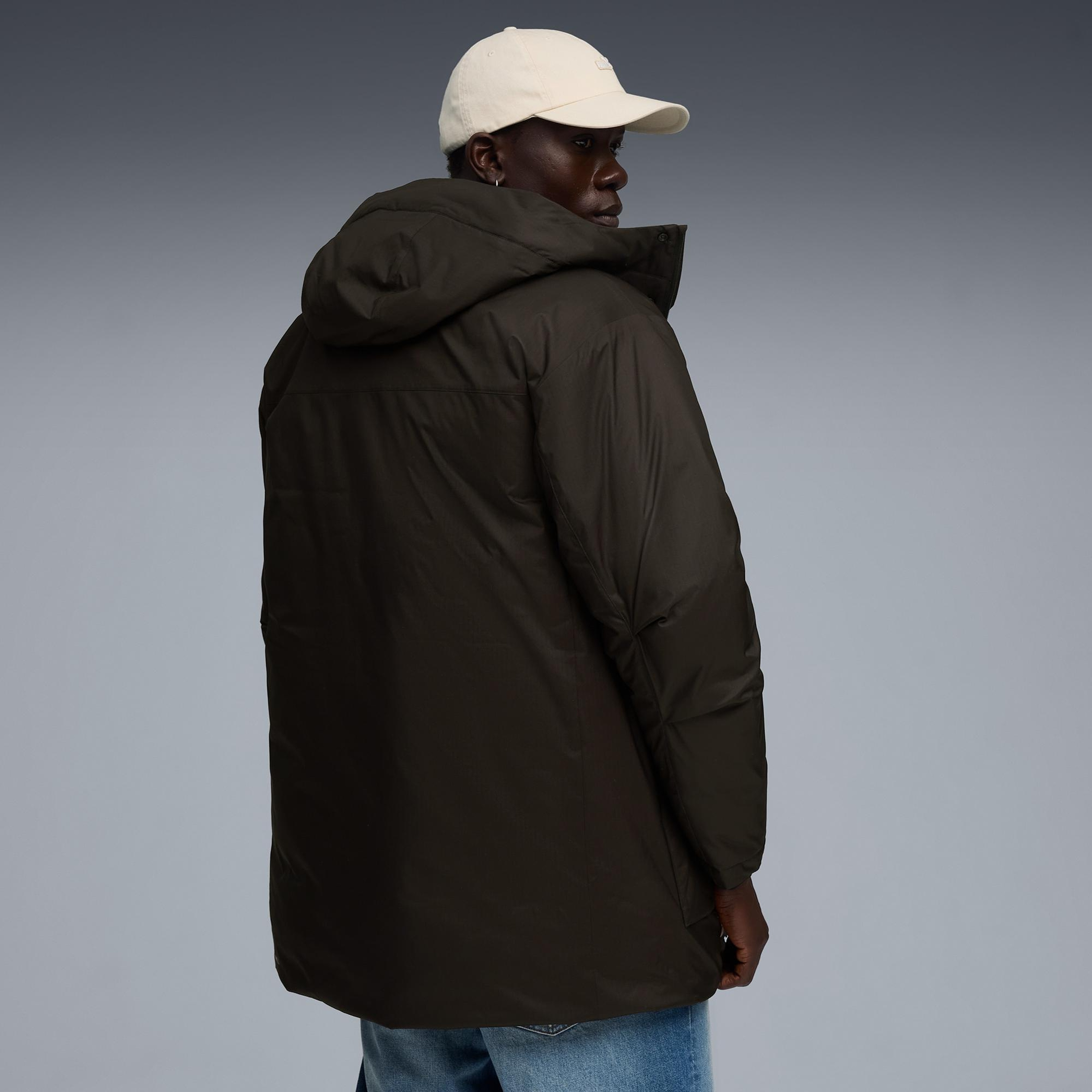 Puma Protective Hooded Down Erkek Siyah Mont