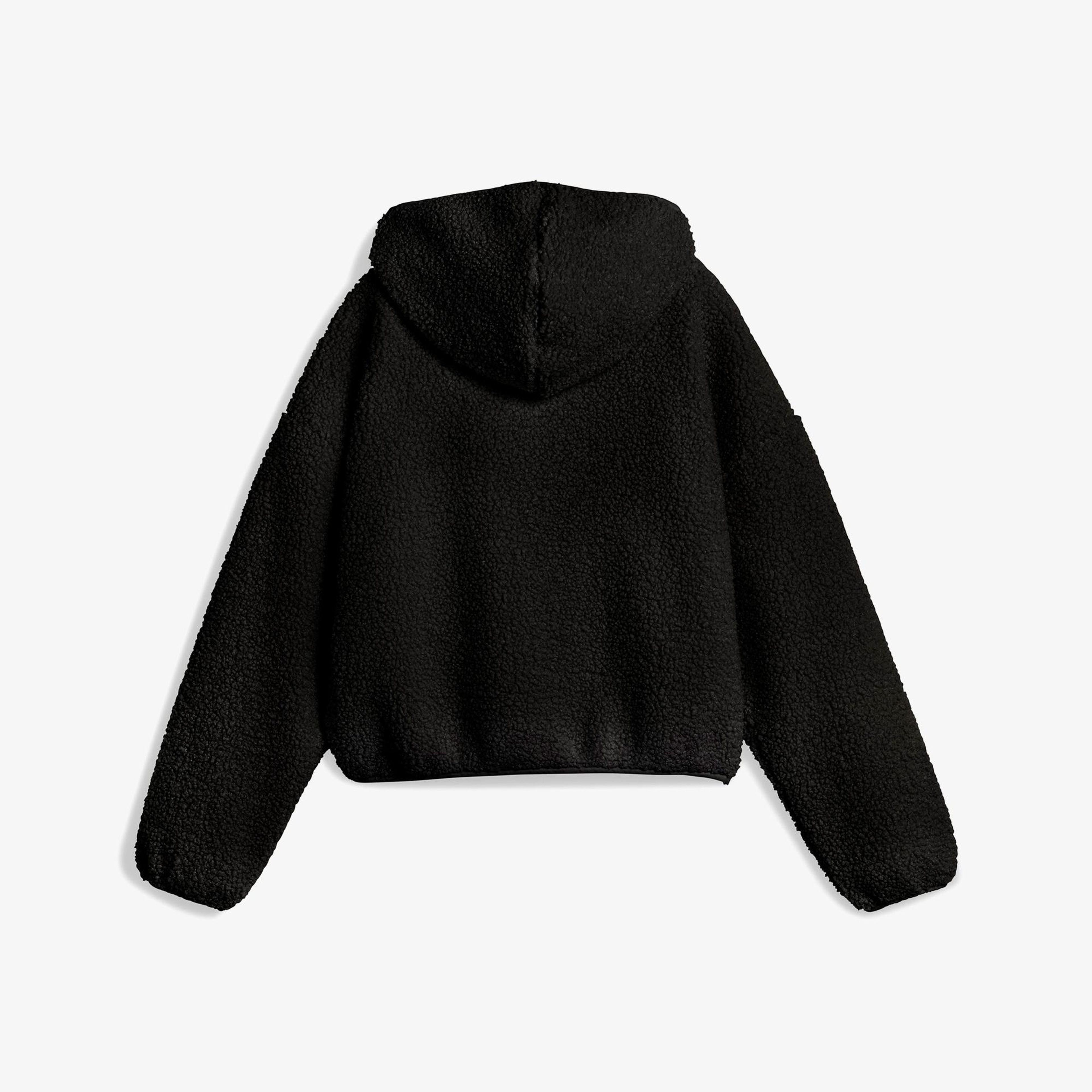 Puma Wardrobe Essential Polar FL  Kadın Siyah Sweatshirt