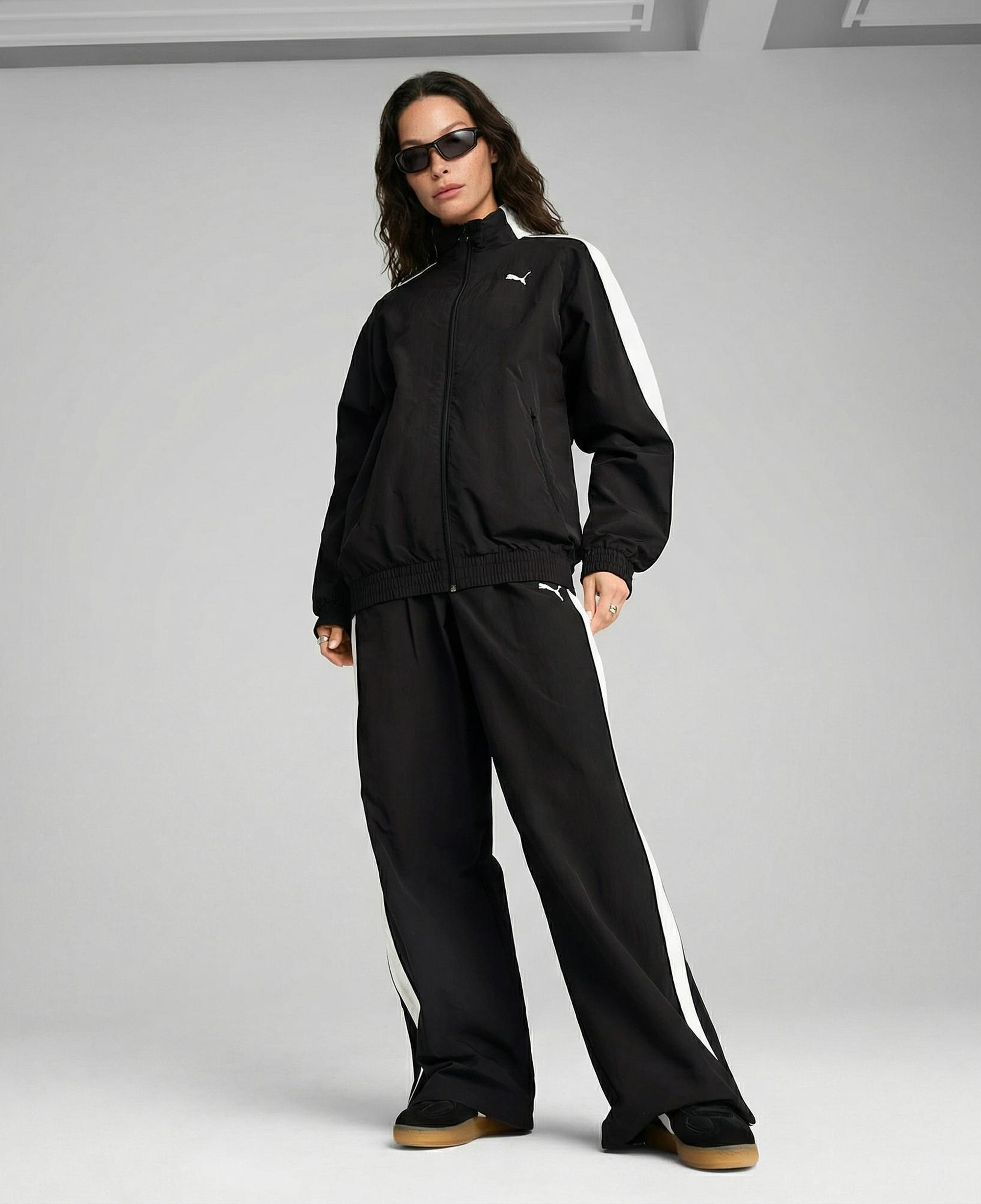 Puma T7 Oversized Track  Unisex Siyah Ceket