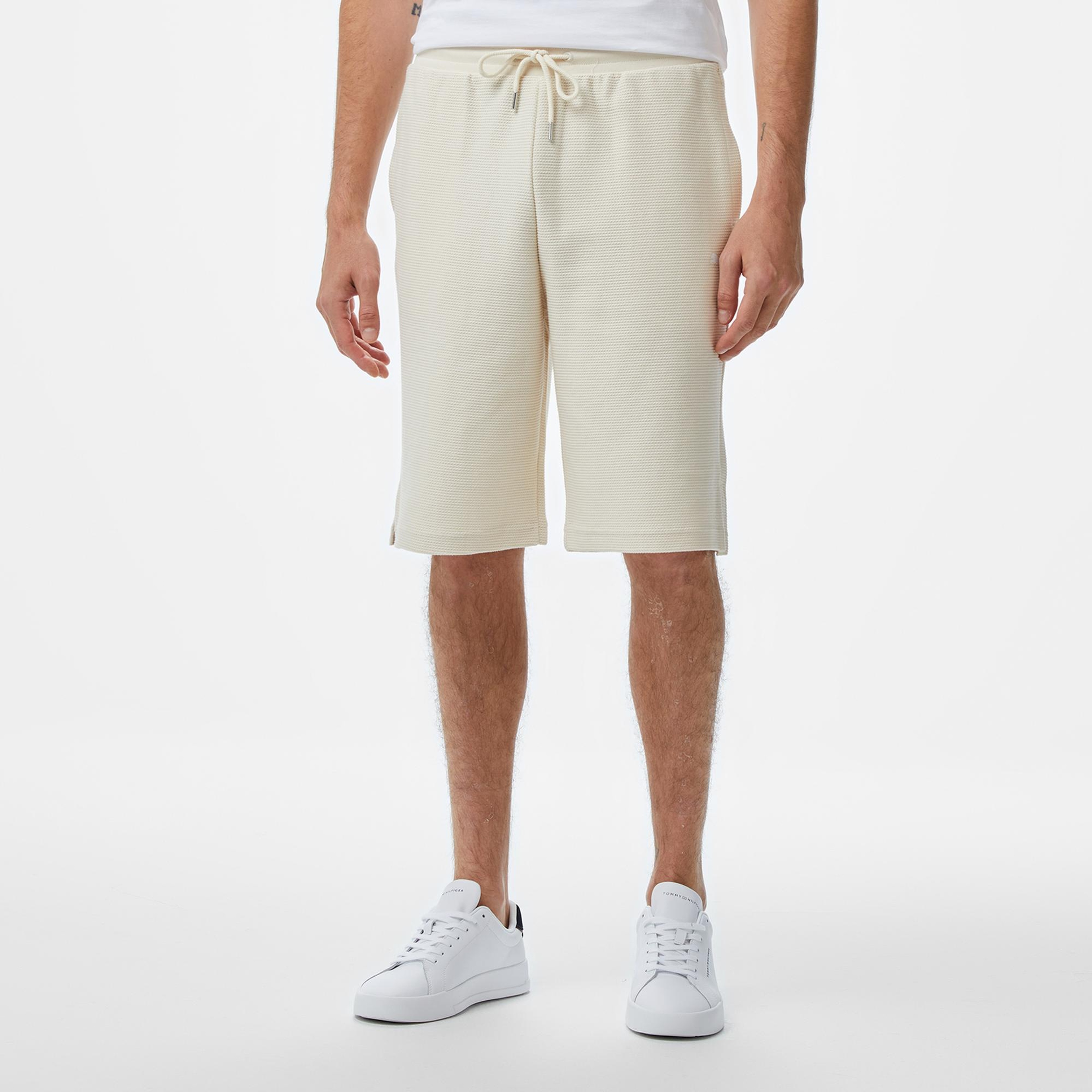 Puma Premium Ess Jacquard Erkek Krem Şort